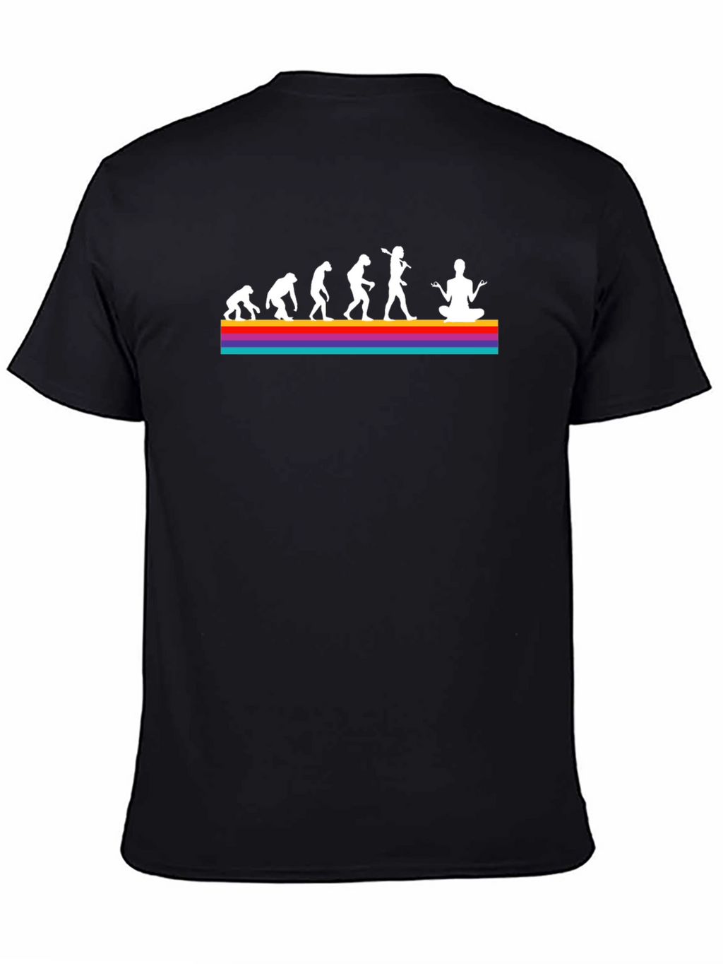 Evolution Yoga T-Shirt - Black
