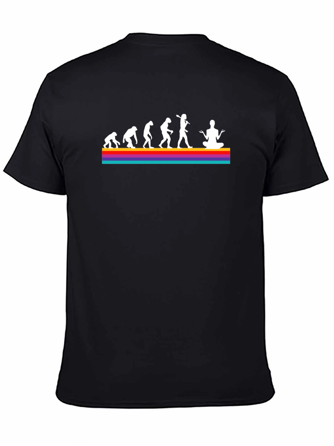 Evolution Yoga T-Shirt - Black