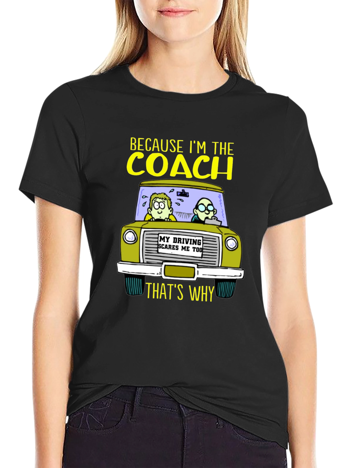 Driving Coach T-Shirt - Funny Drivers Ed Instructor Tee