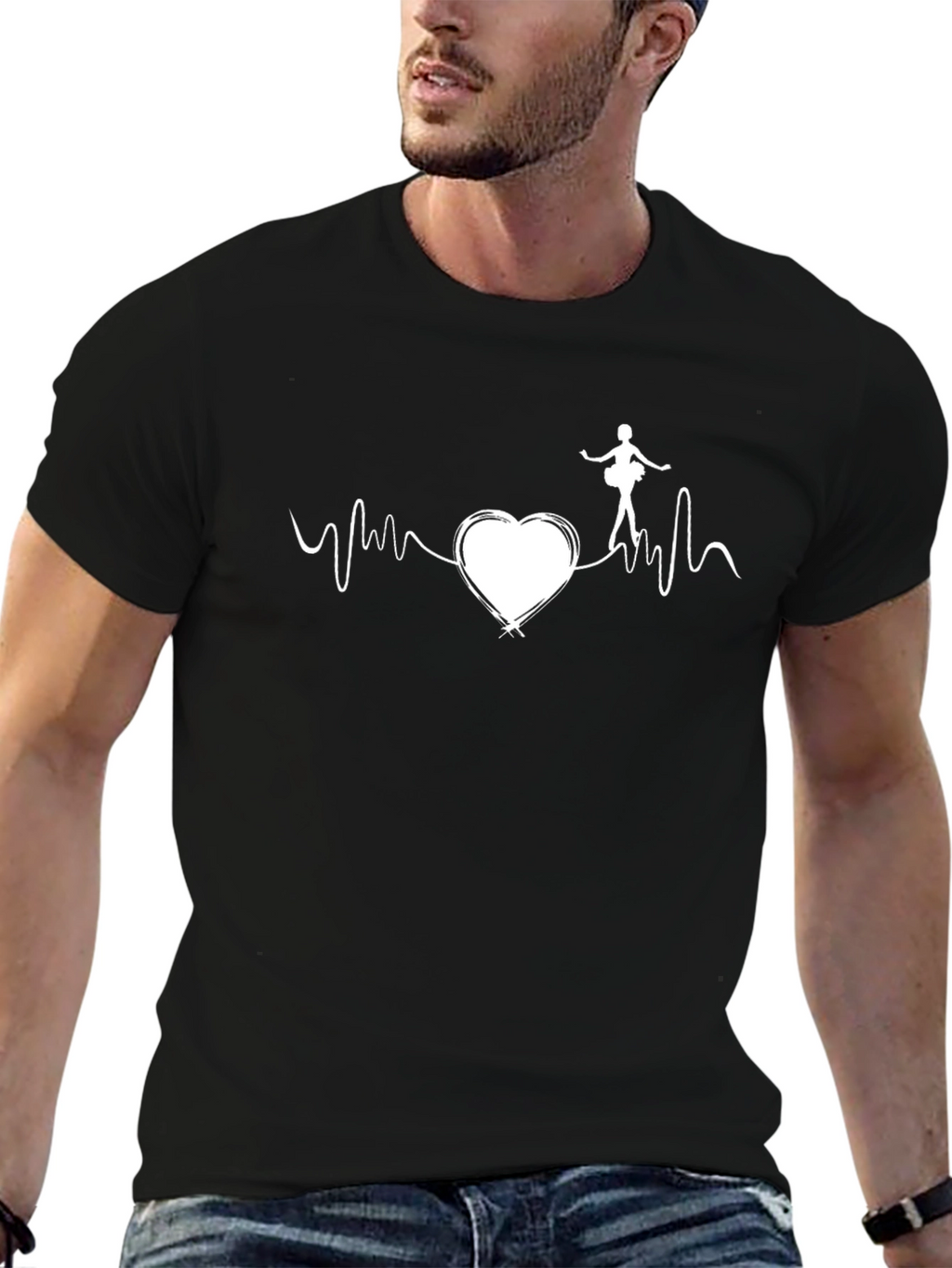 Ballerina Heartbeat Graphic Tee