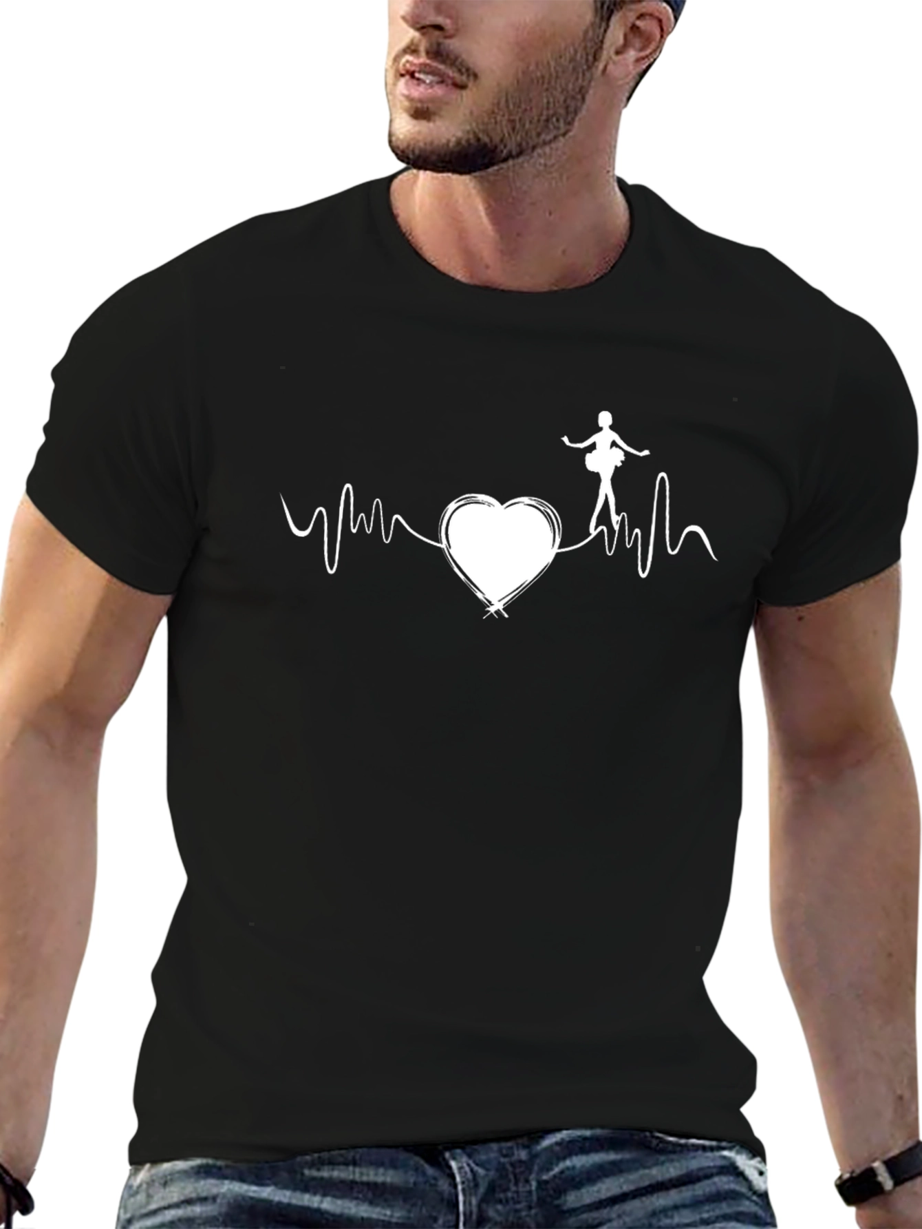 Ballerina Heartbeat Graphic Tee