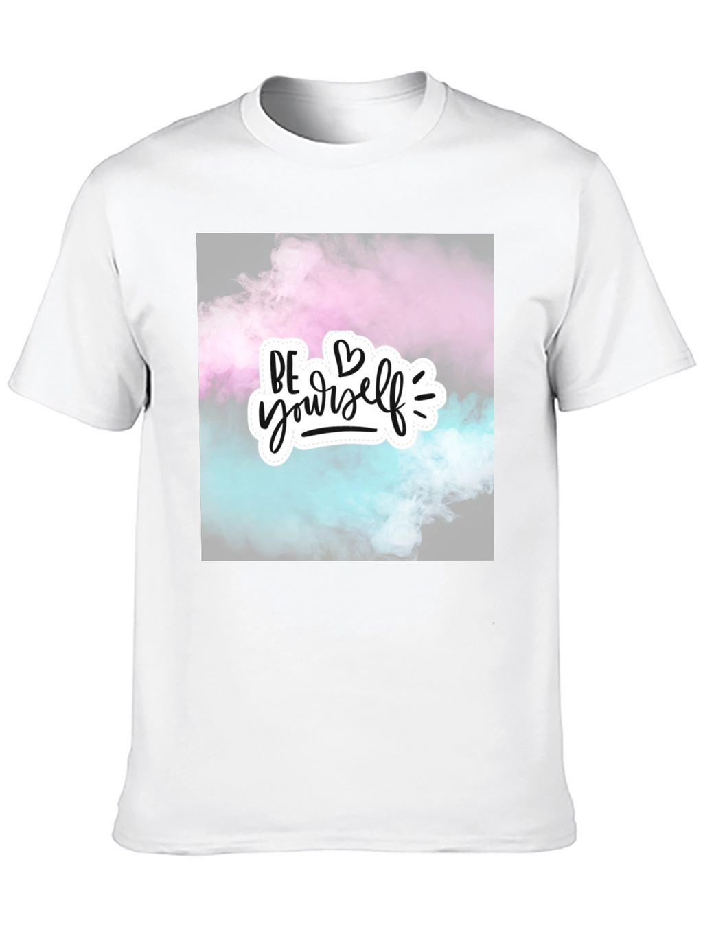 Be Yourself Graphic Tee - Stylish Black Cotton T-Shirt