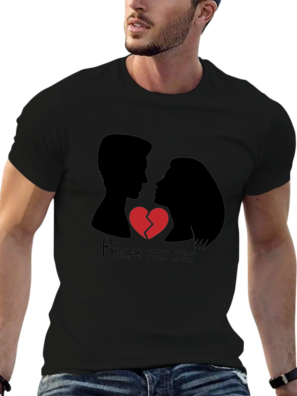 Break the Ice Graphic Tee - Heartbreak Design