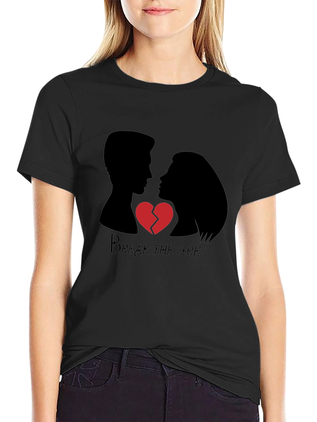 Break the Ice Graphic Tee - Heartbreak Design