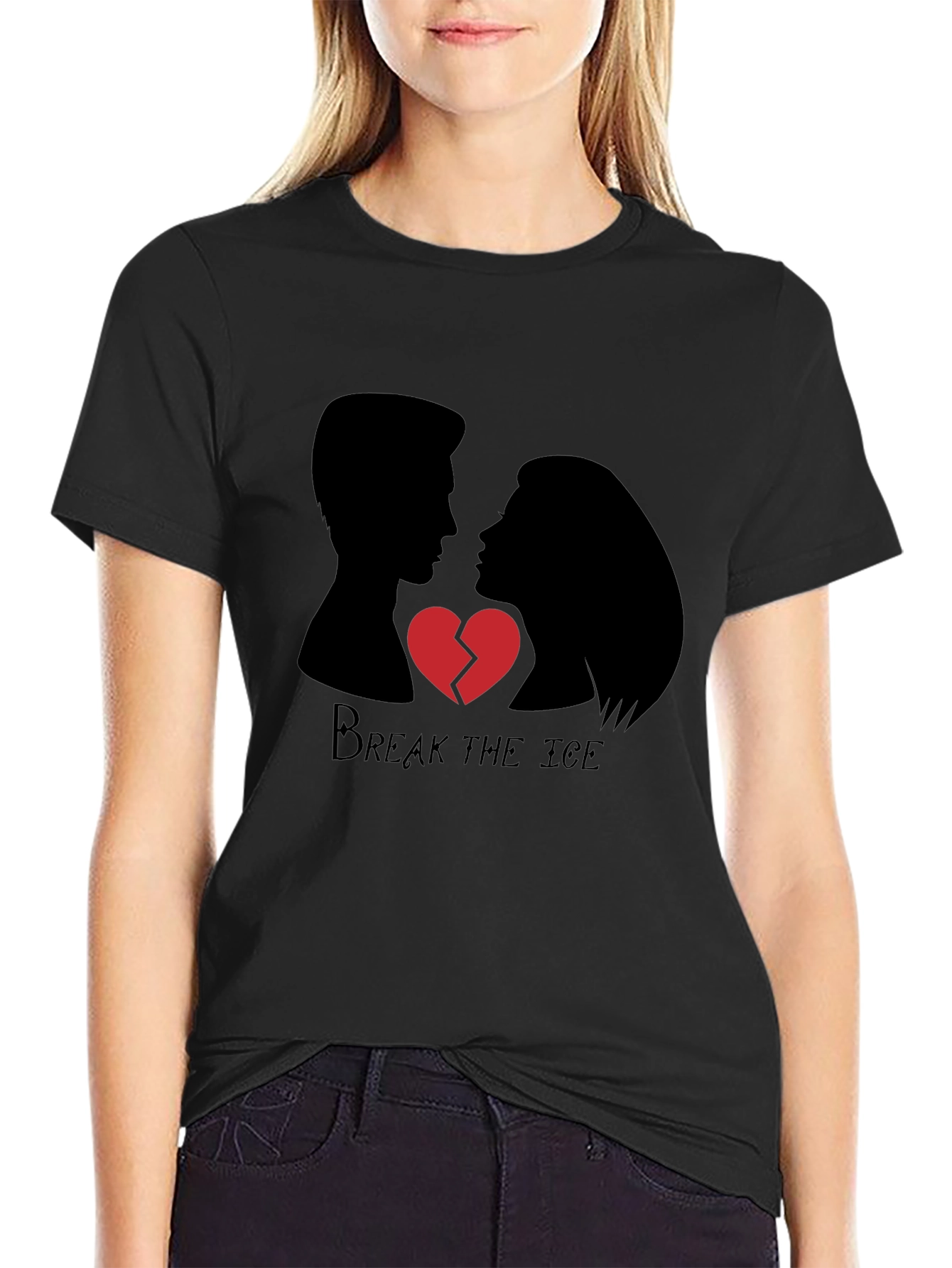Break the Ice Graphic Tee - Heartbreak Design