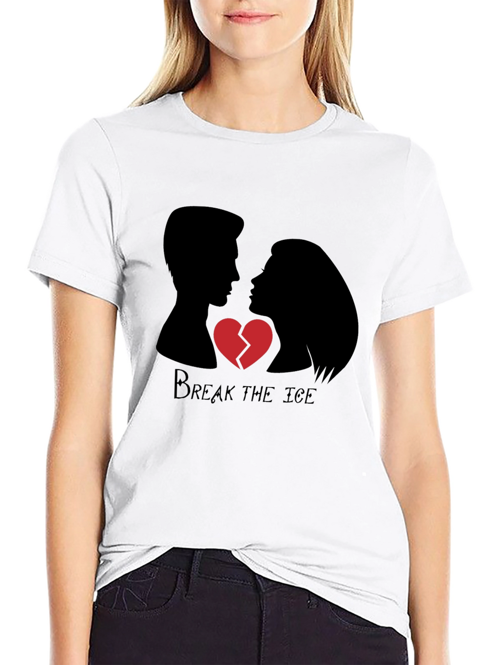 Break the Ice Graphic Tee - Heartbreak Design