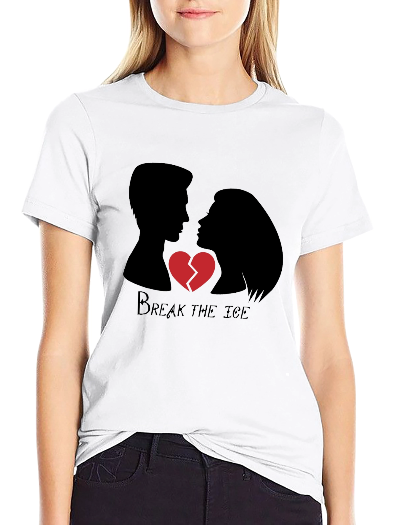 Break the Ice Graphic Tee - Heartbreak Design
