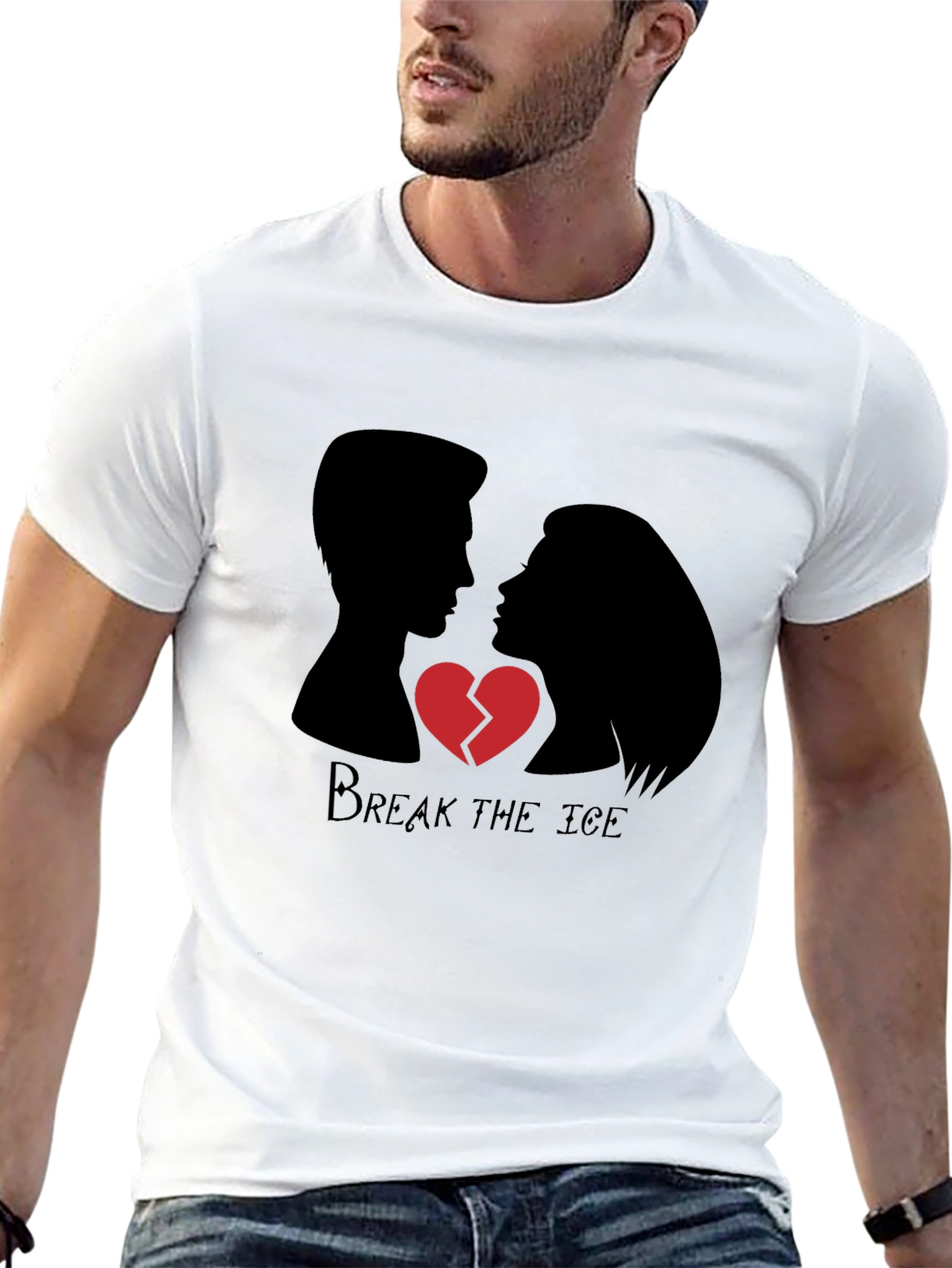 Break the Ice Graphic Tee - Heartbreak Design