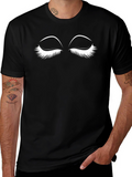 Winking Lashes Graphic Tee - Soft Cotton Blend