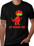 Co-Rawr-Na Dinosaur Graphic T-Shirt