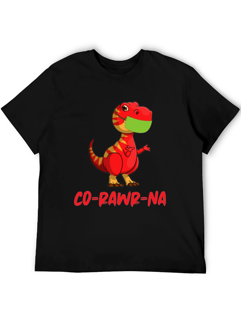 Co-Rawr-Na Dinosaur Graphic T-Shirt