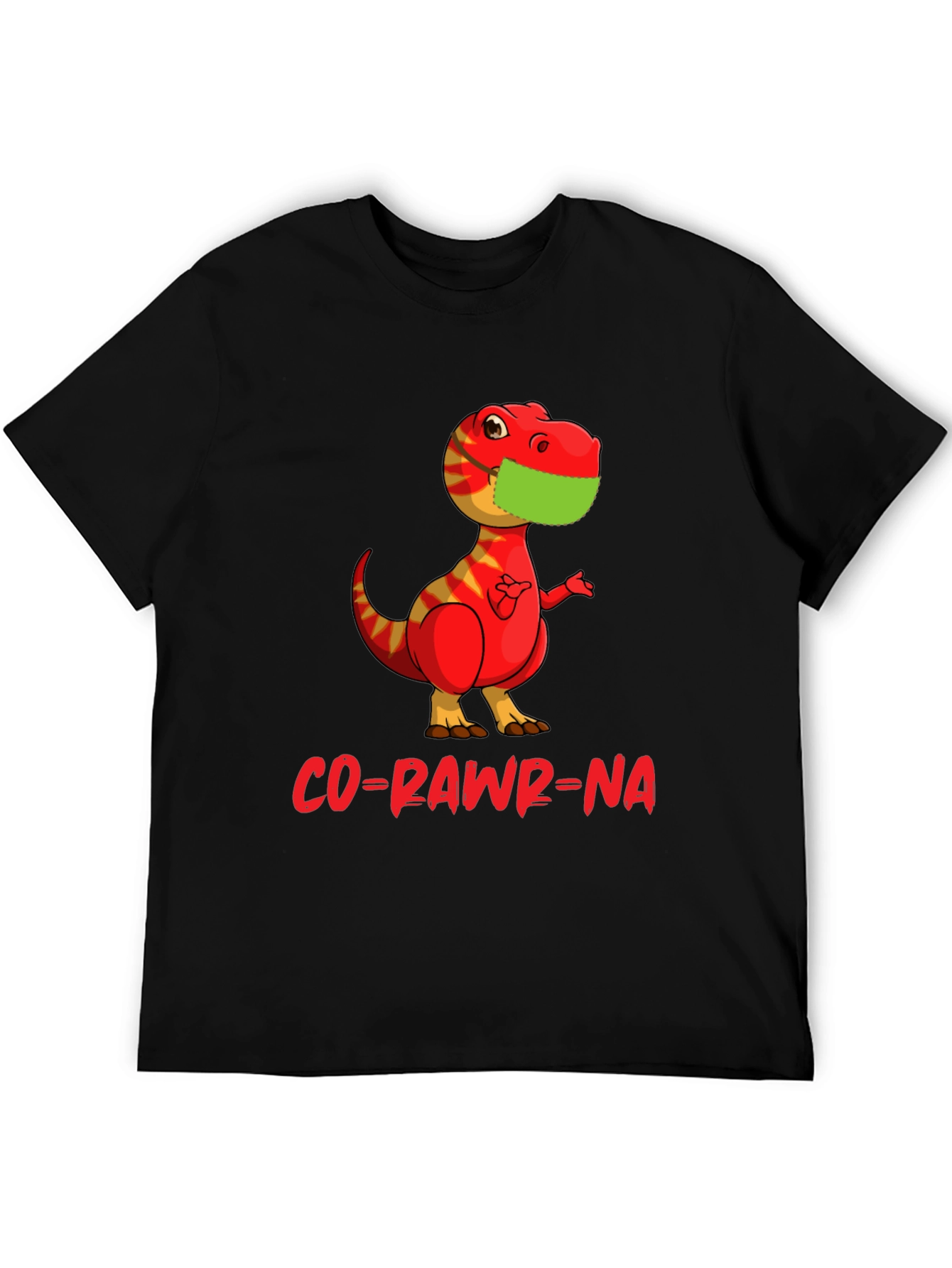 Co-Rawr-Na Dinosaur Graphic T-Shirt