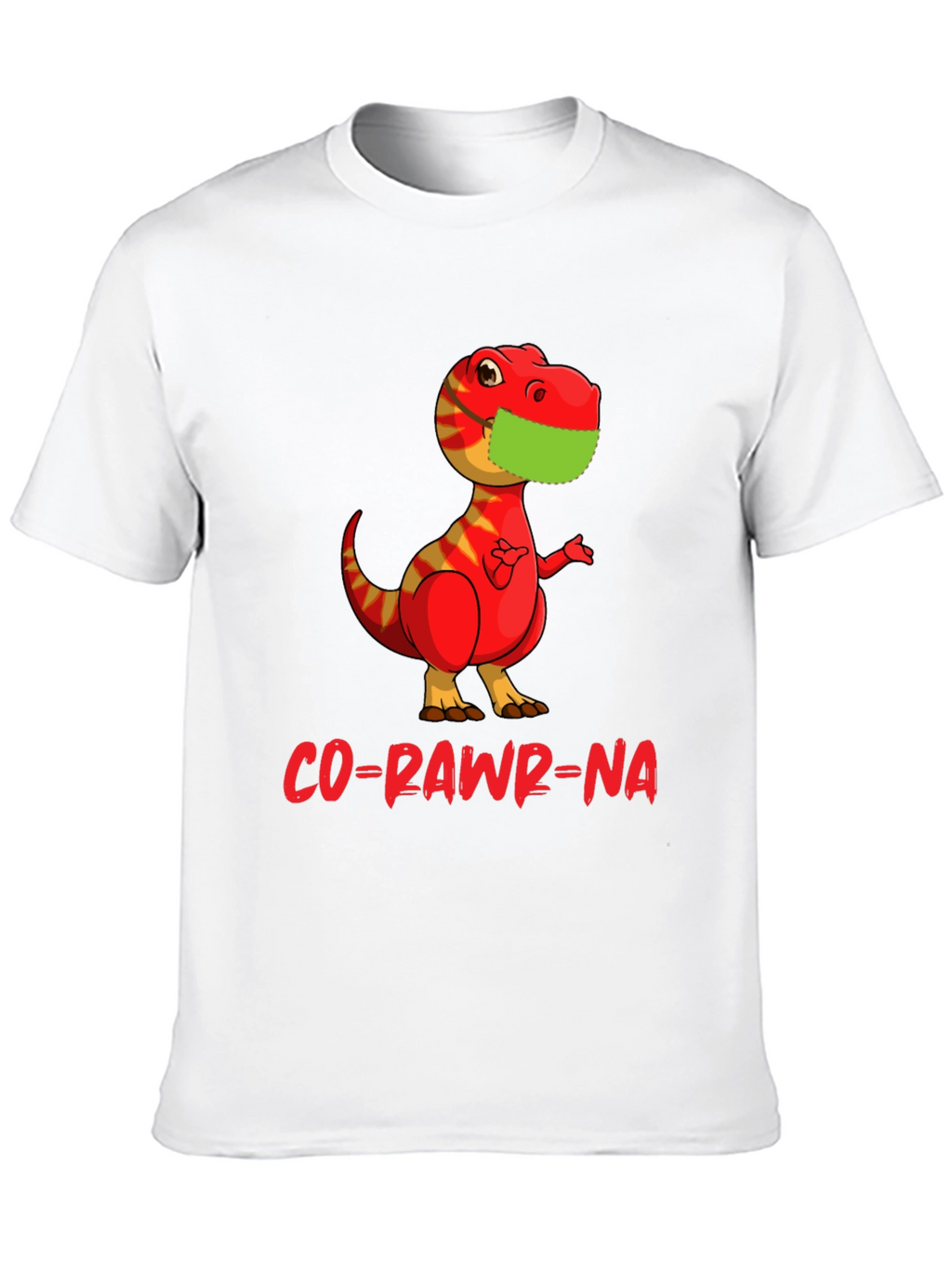 Co-Rawr-Na Dinosaur Graphic T-Shirt