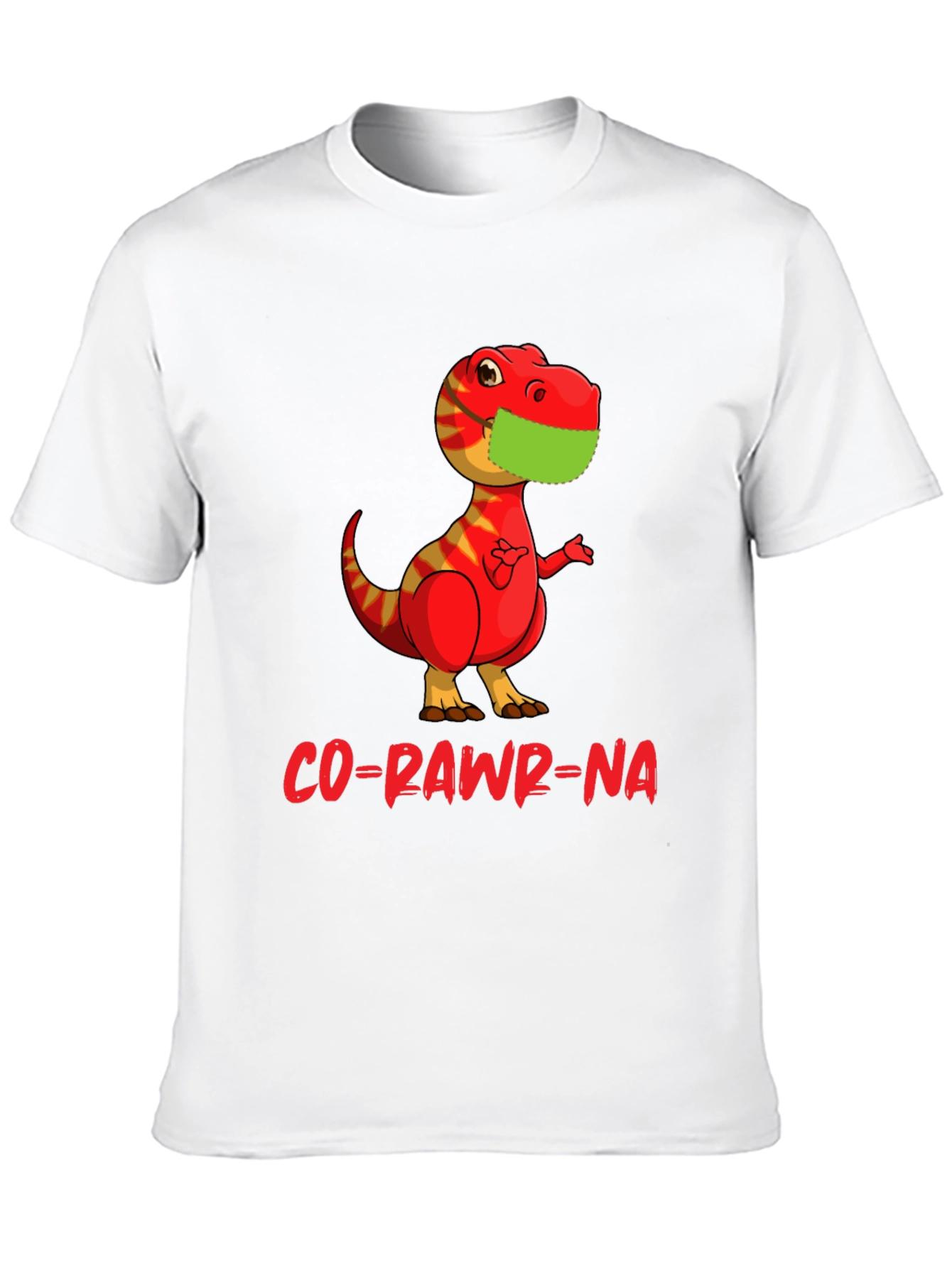 Co-Rawr-Na Dinosaur Graphic T-Shirt
