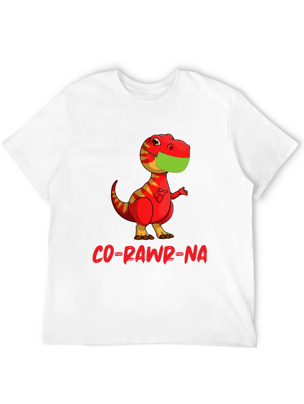 Co-Rawr-Na Dinosaur Graphic T-Shirt