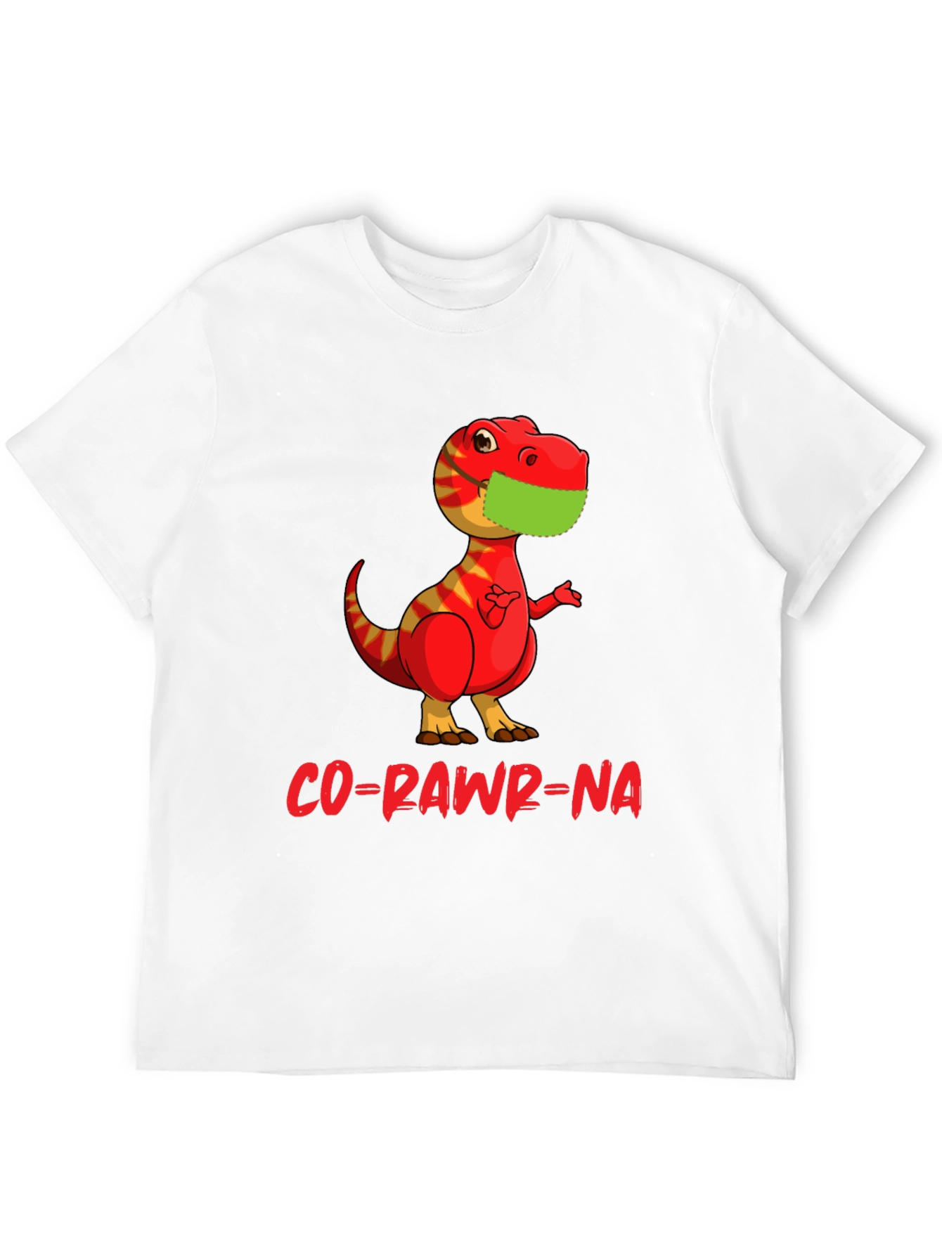 Co-Rawr-Na Dinosaur Graphic T-Shirt