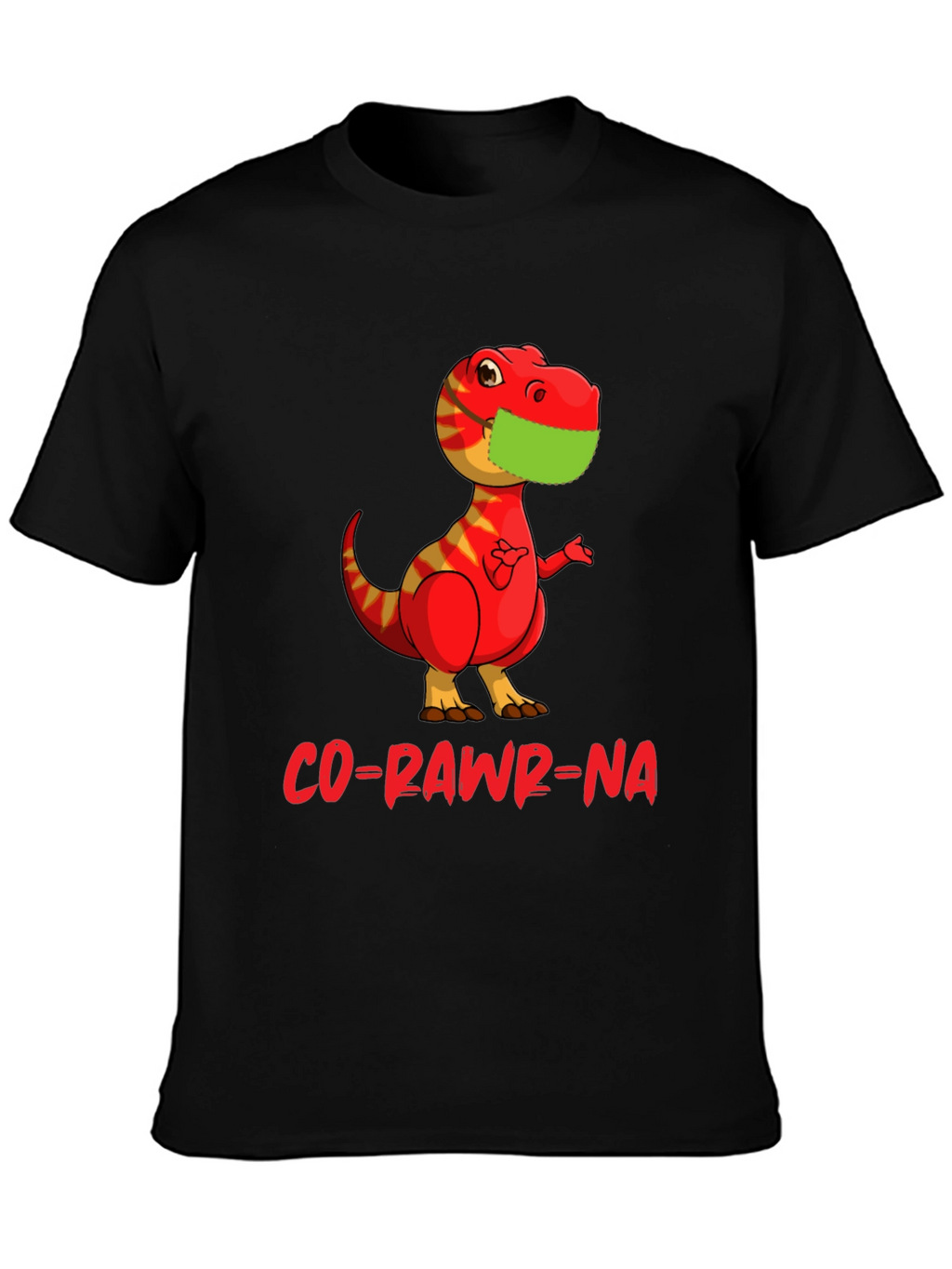 Co-Rawr-Na Dinosaur Graphic T-Shirt