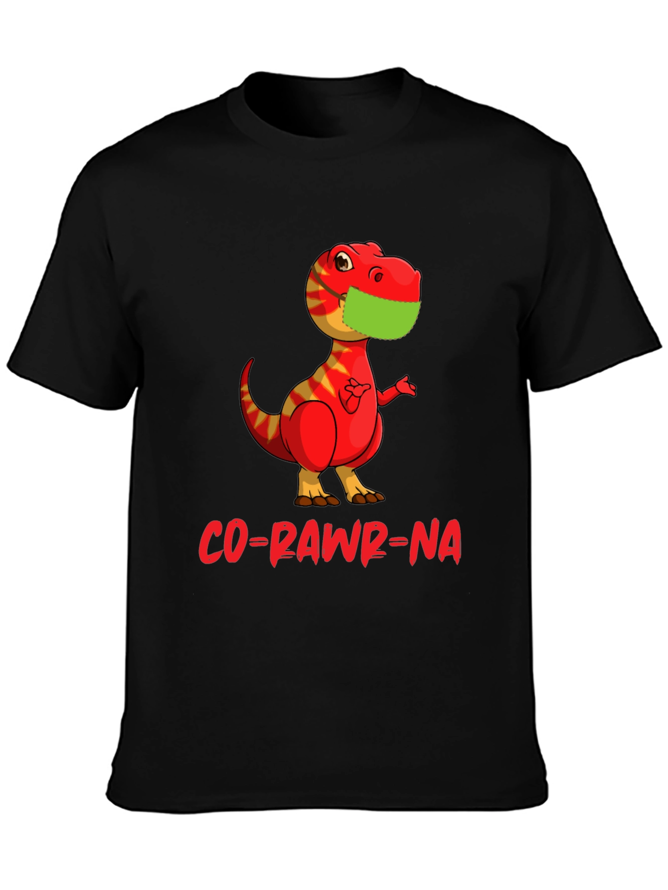 Co-Rawr-Na Dinosaur Graphic T-Shirt