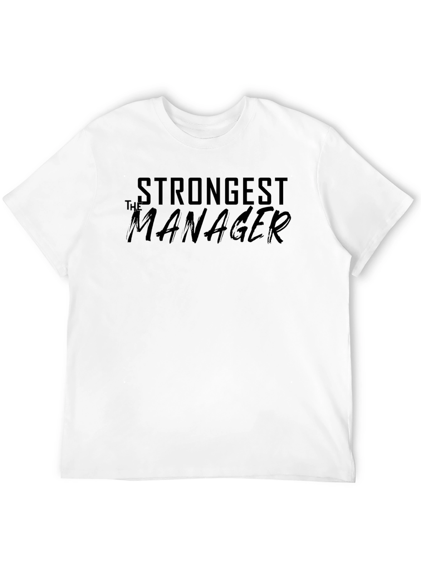 Strongest The Manager Black T-Shirt