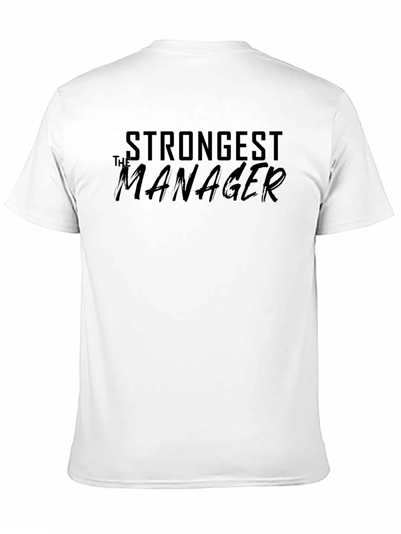 Strongest The Manager Black T-Shirt