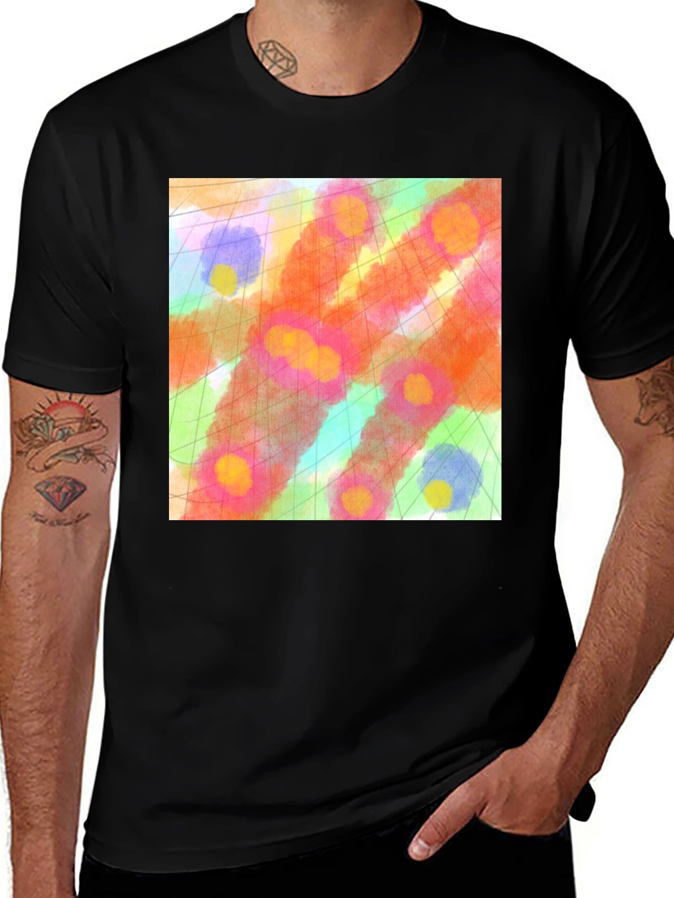 Abstract Art T-Shirt: Colorful Graphic Tee