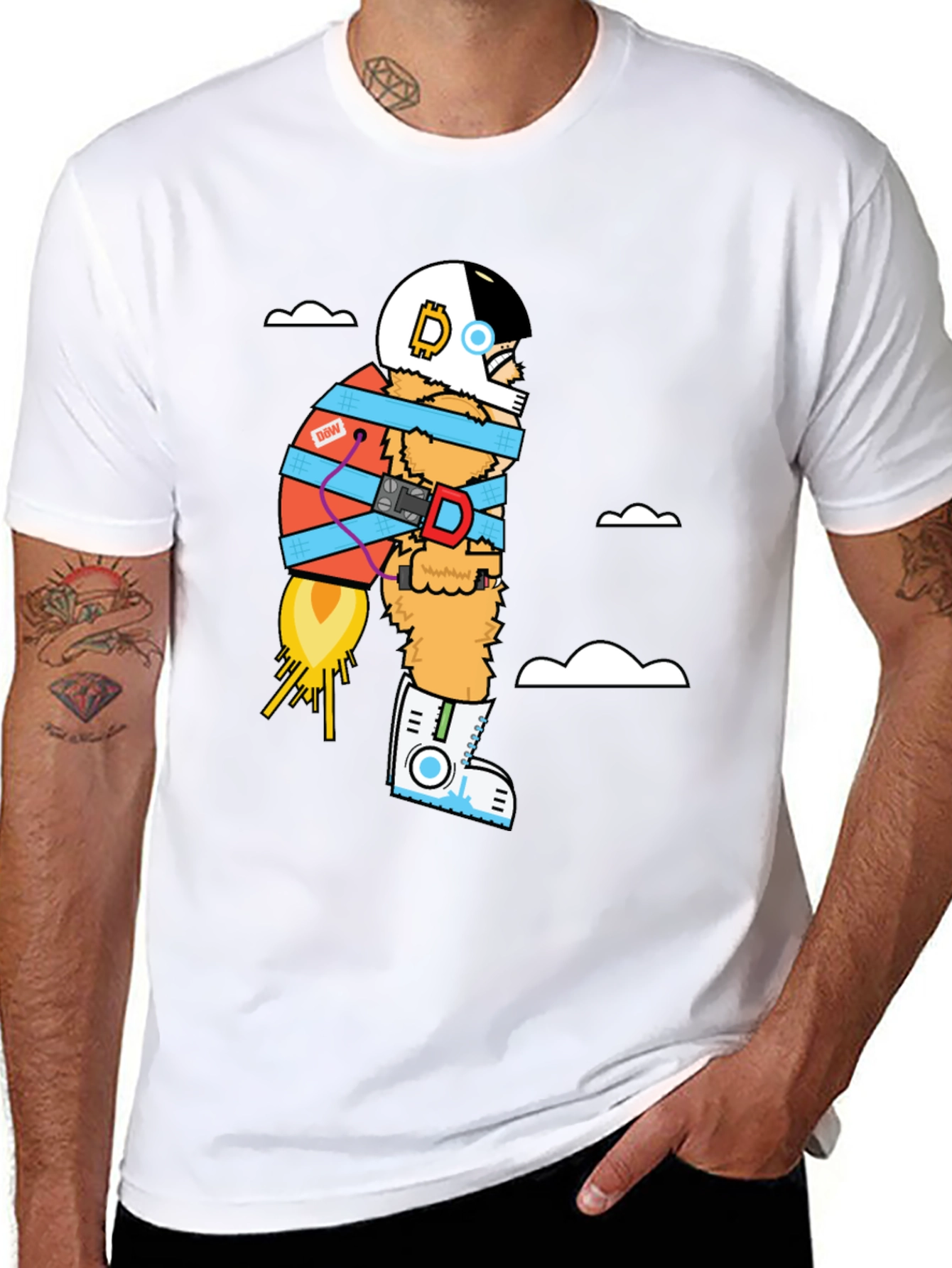 Astronaut Ape T-Shirt - Unique Graphic Tee