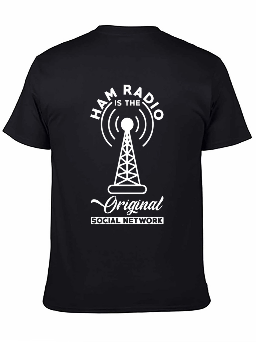 Ham Radio Original Social Network Graphic Tee