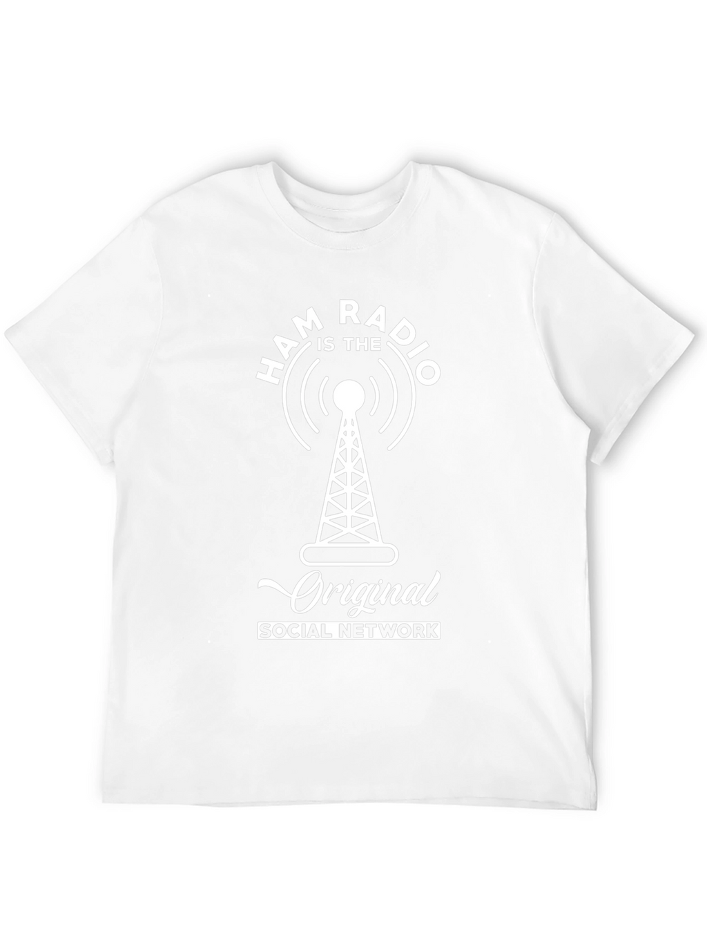 Ham Radio Original Social Network Graphic Tee