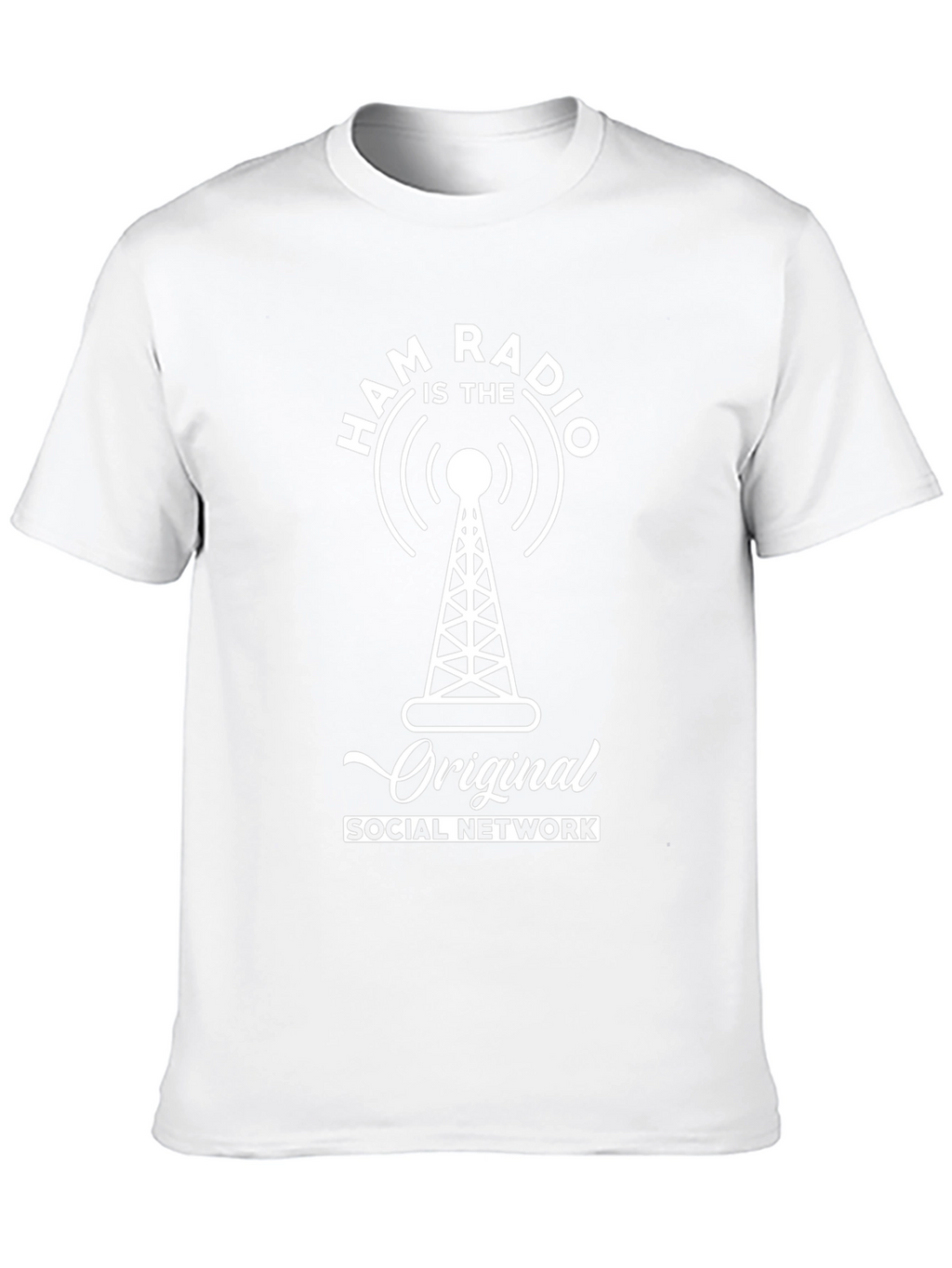 Ham Radio Original Social Network Graphic Tee