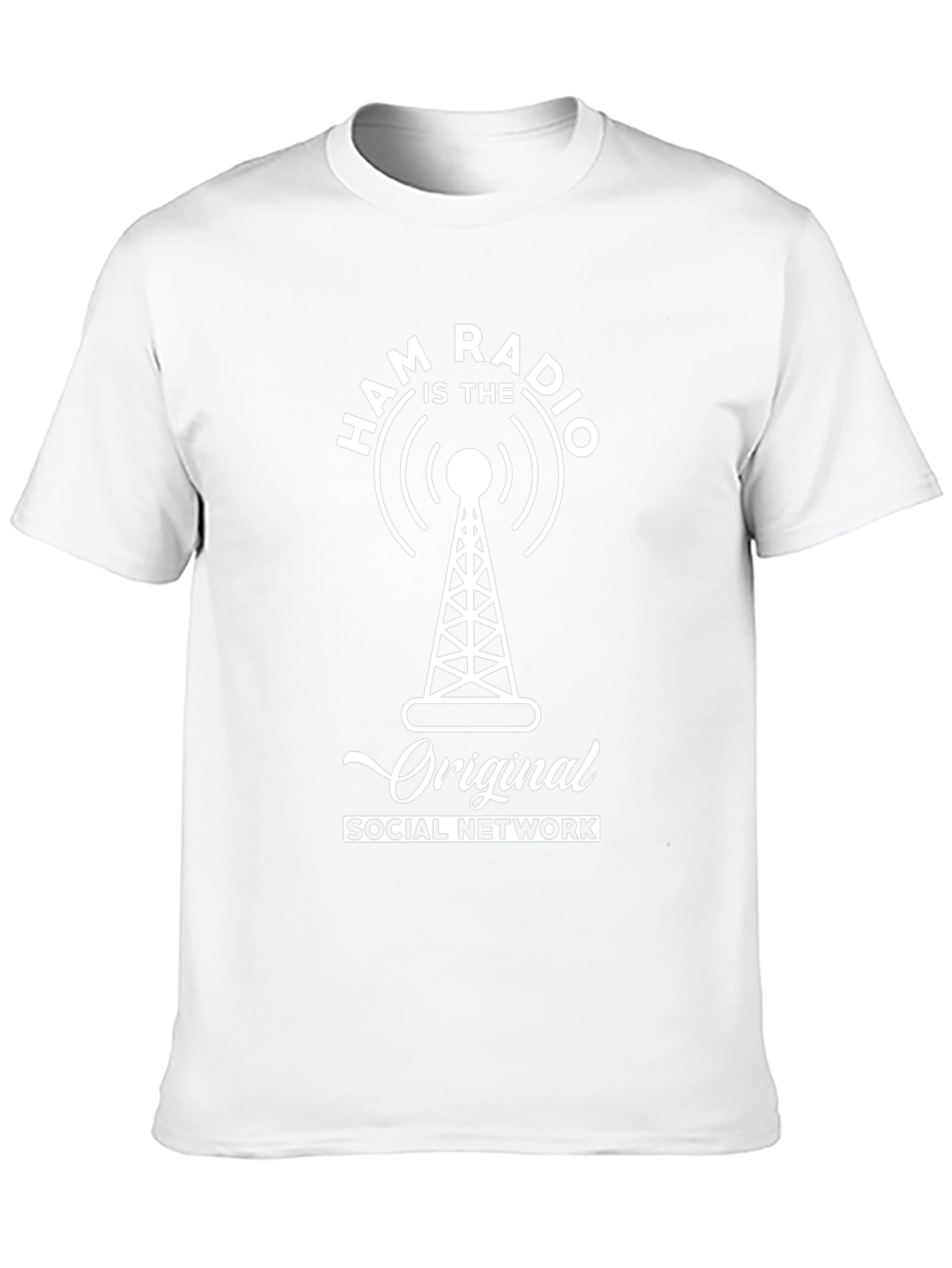 Ham Radio Original Social Network Graphic Tee
