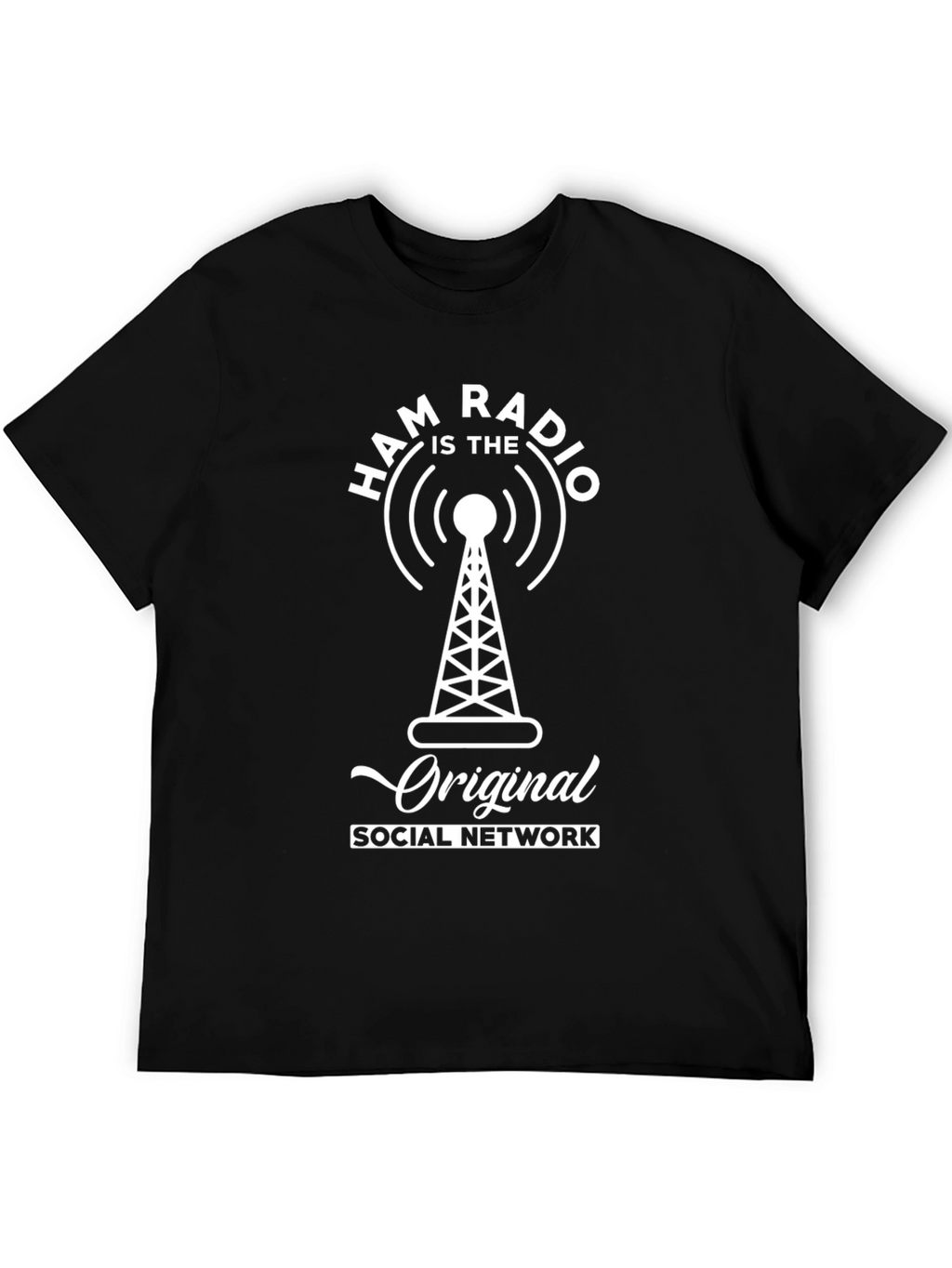 Ham Radio Original Social Network Graphic Tee