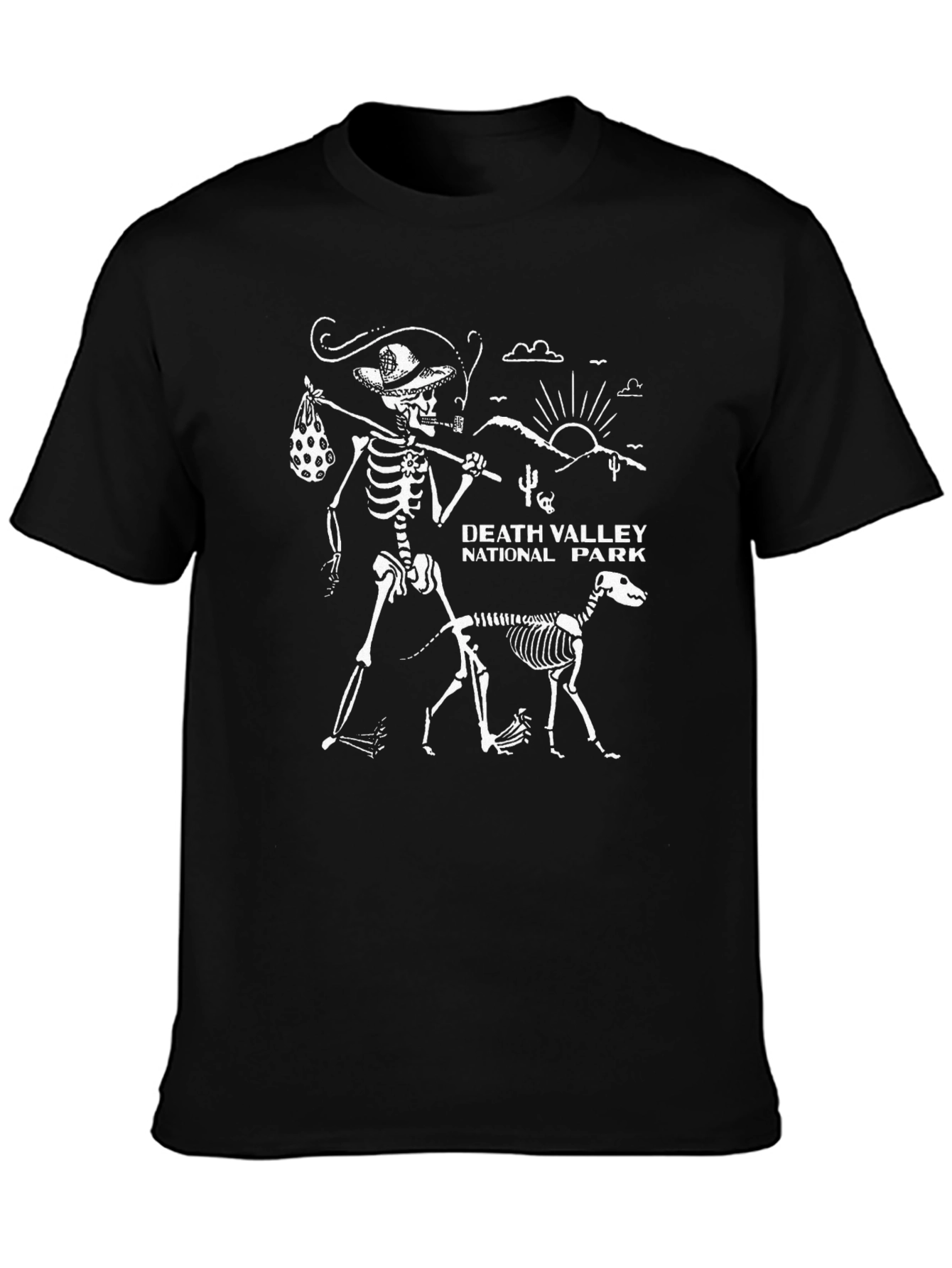 Death Valley National Park Skeleton T-Shirt