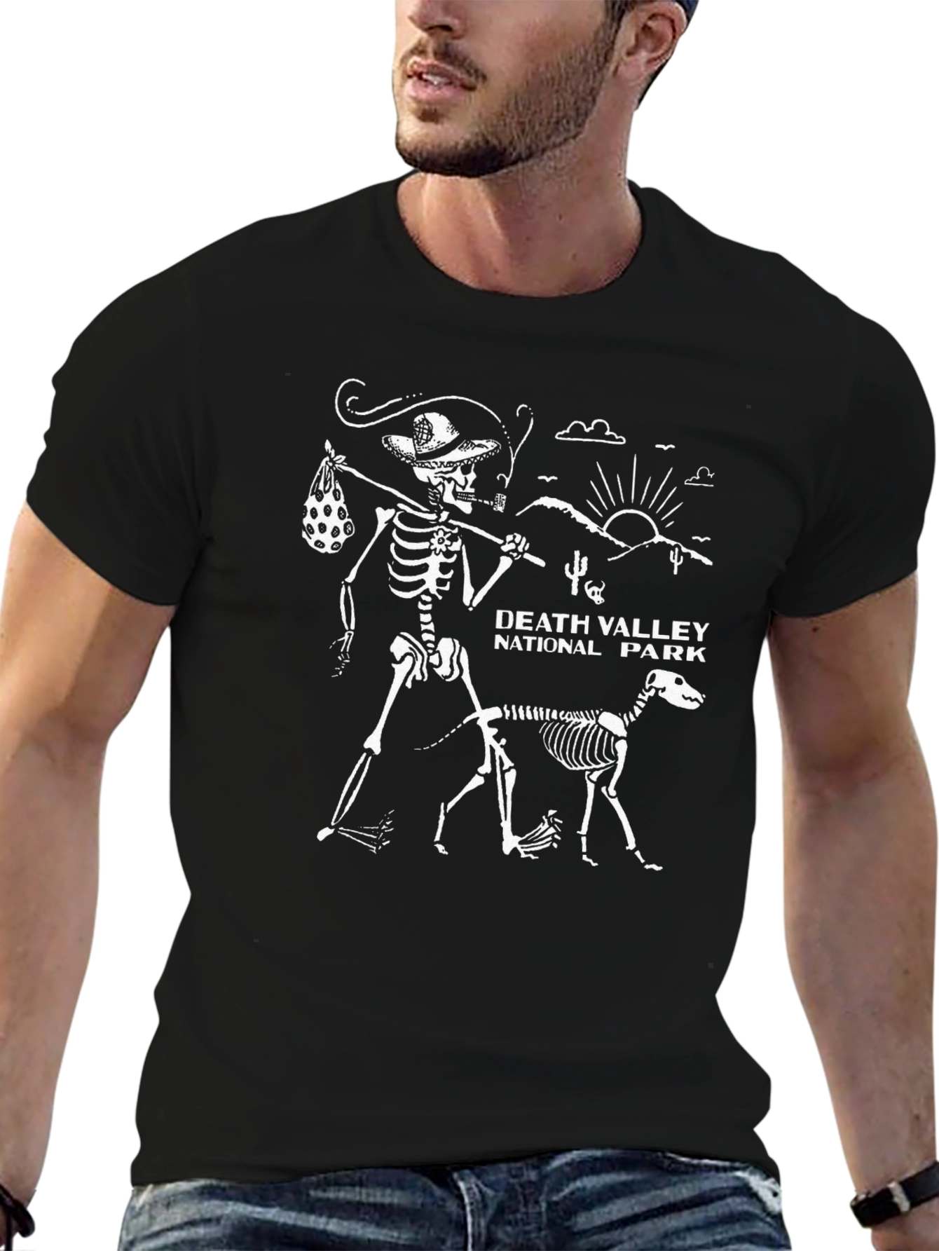 Death Valley National Park Skeleton T-Shirt