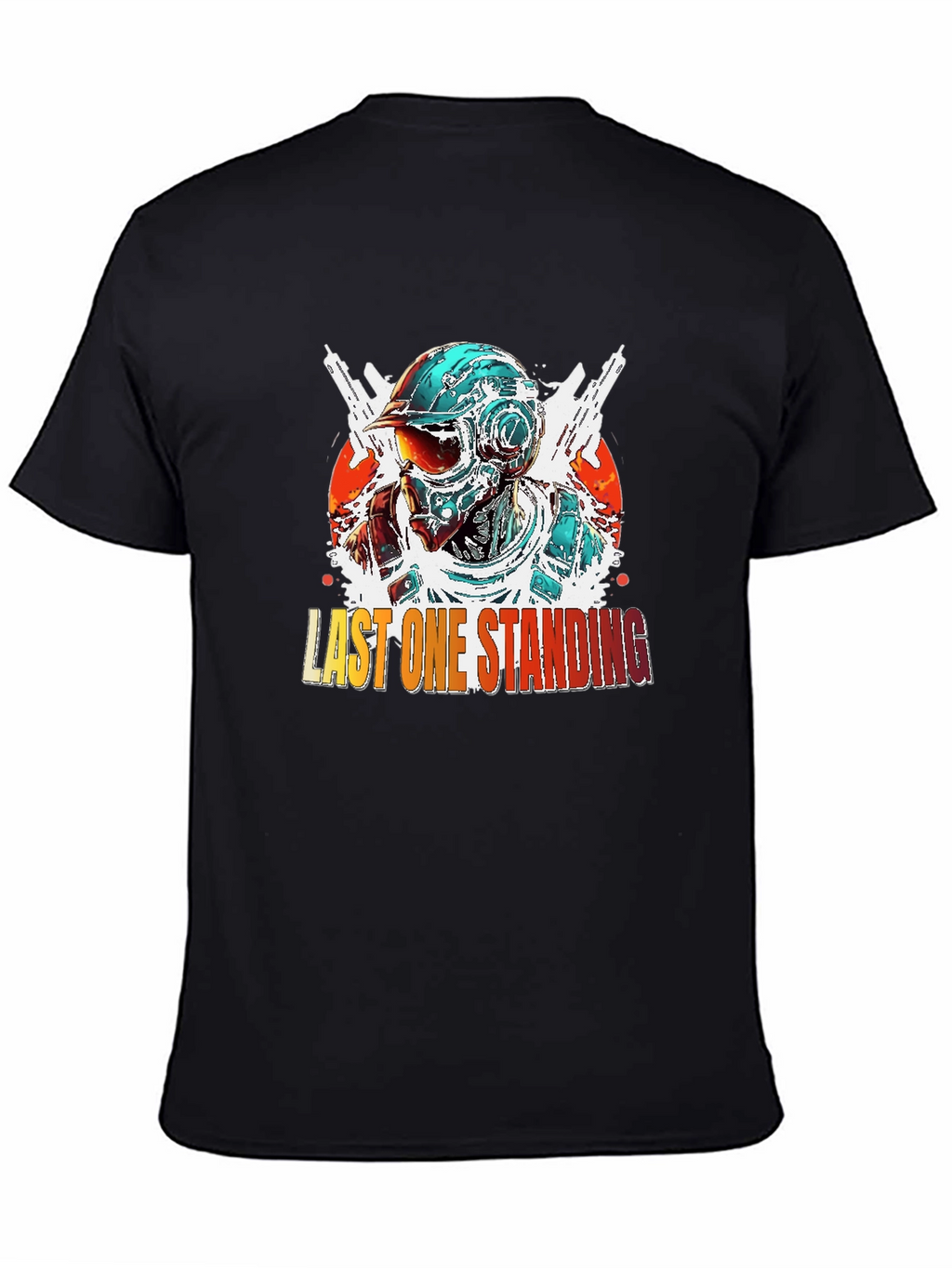 Last One Standing Graphic Tee - Cool Gaming Design