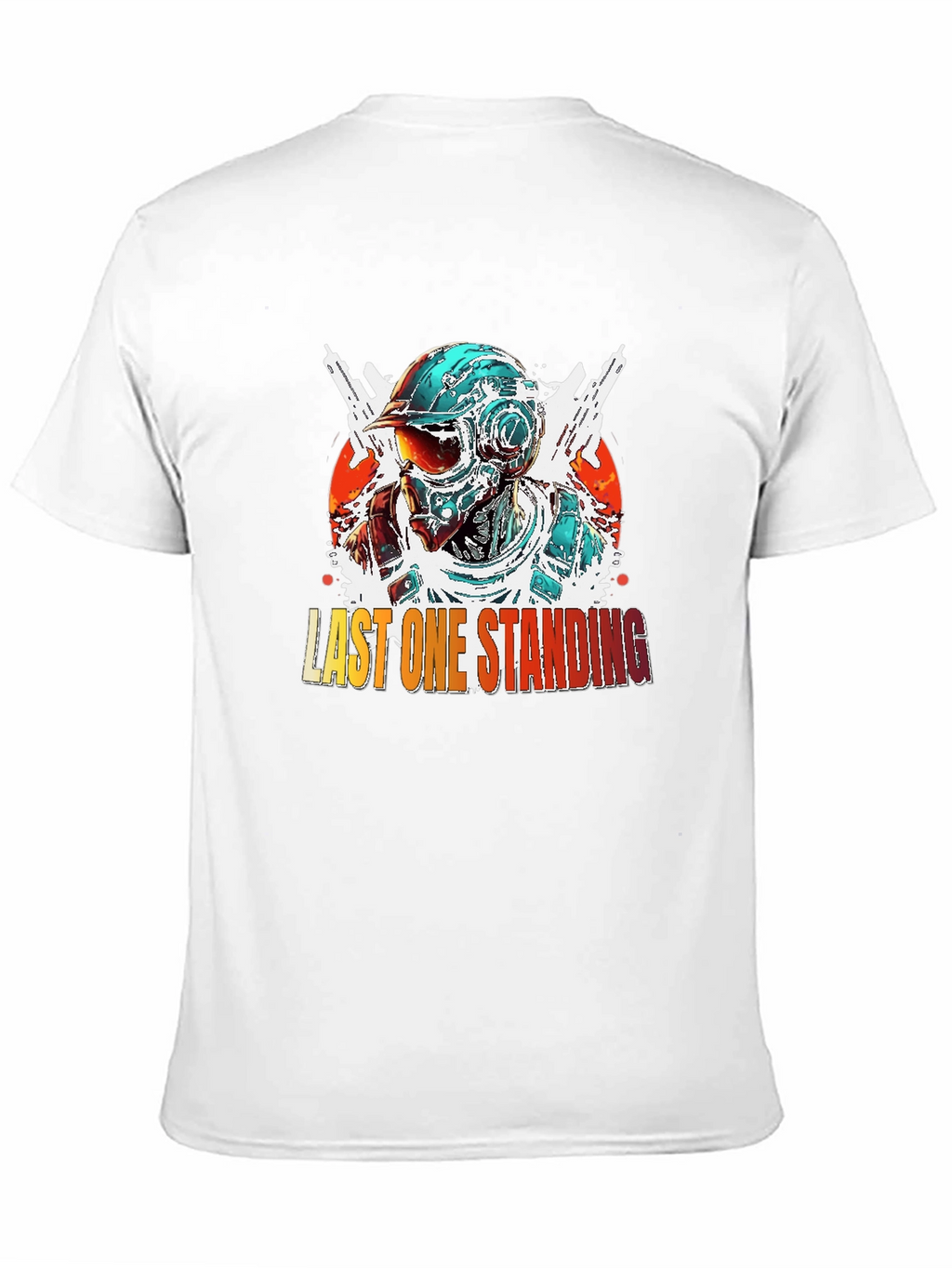 Last One Standing Graphic Tee - Cool Gaming Design