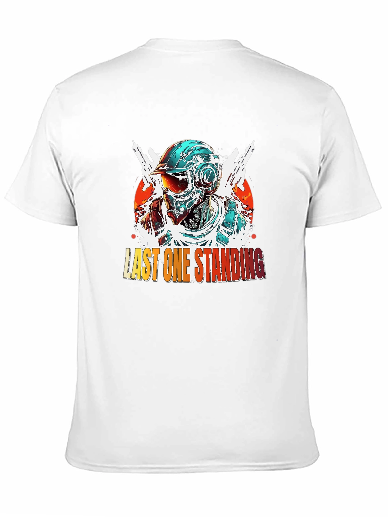 Last One Standing Graphic Tee - Cool Gaming Design