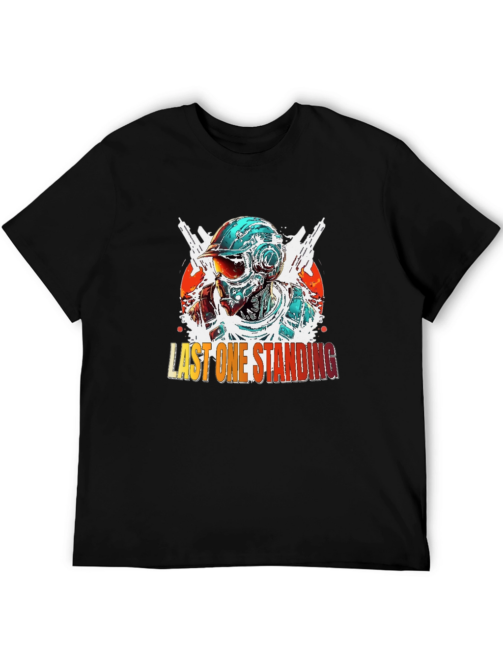 Last One Standing Graphic Tee - Cool Gaming Design