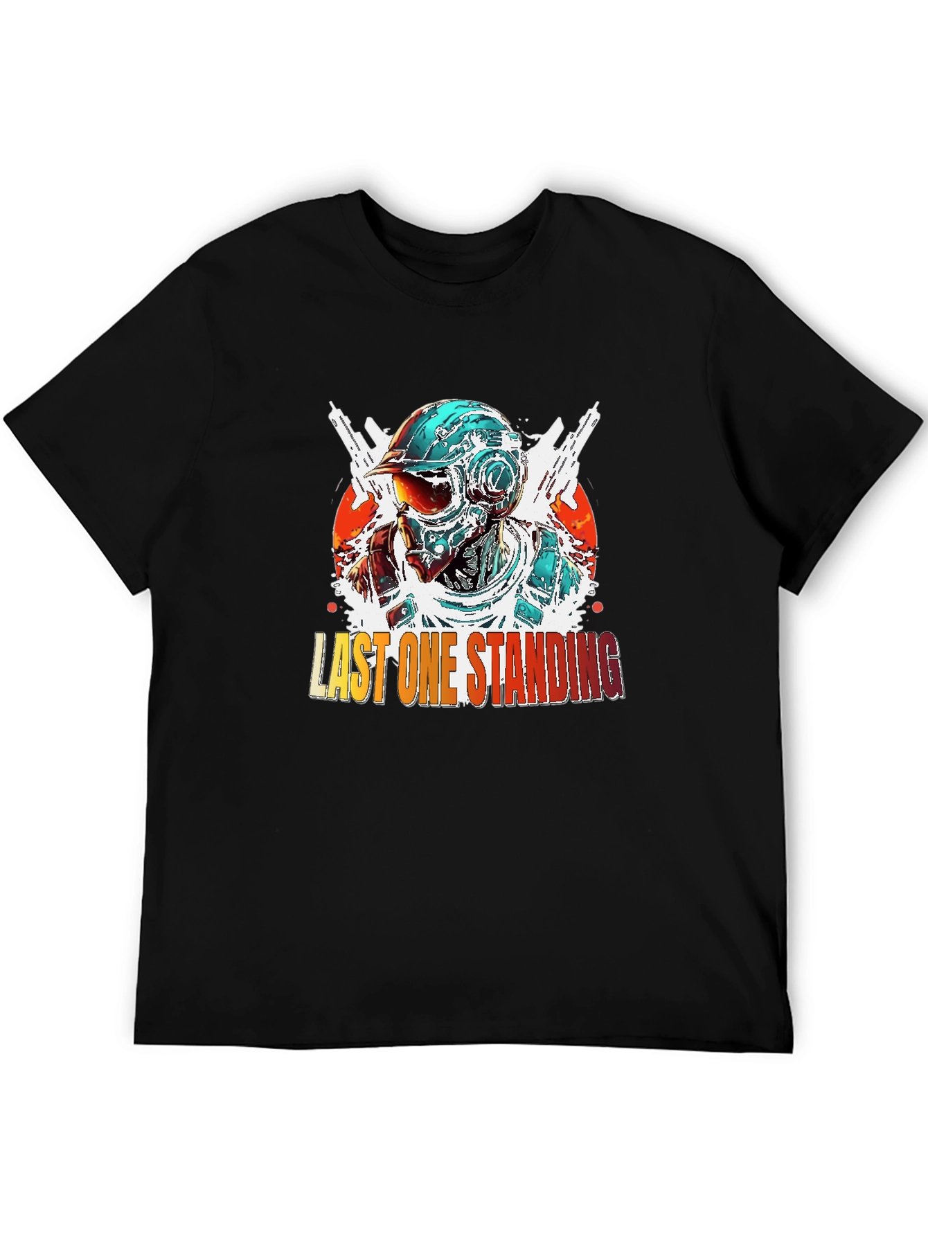 Last One Standing Graphic Tee - Cool Gaming Design