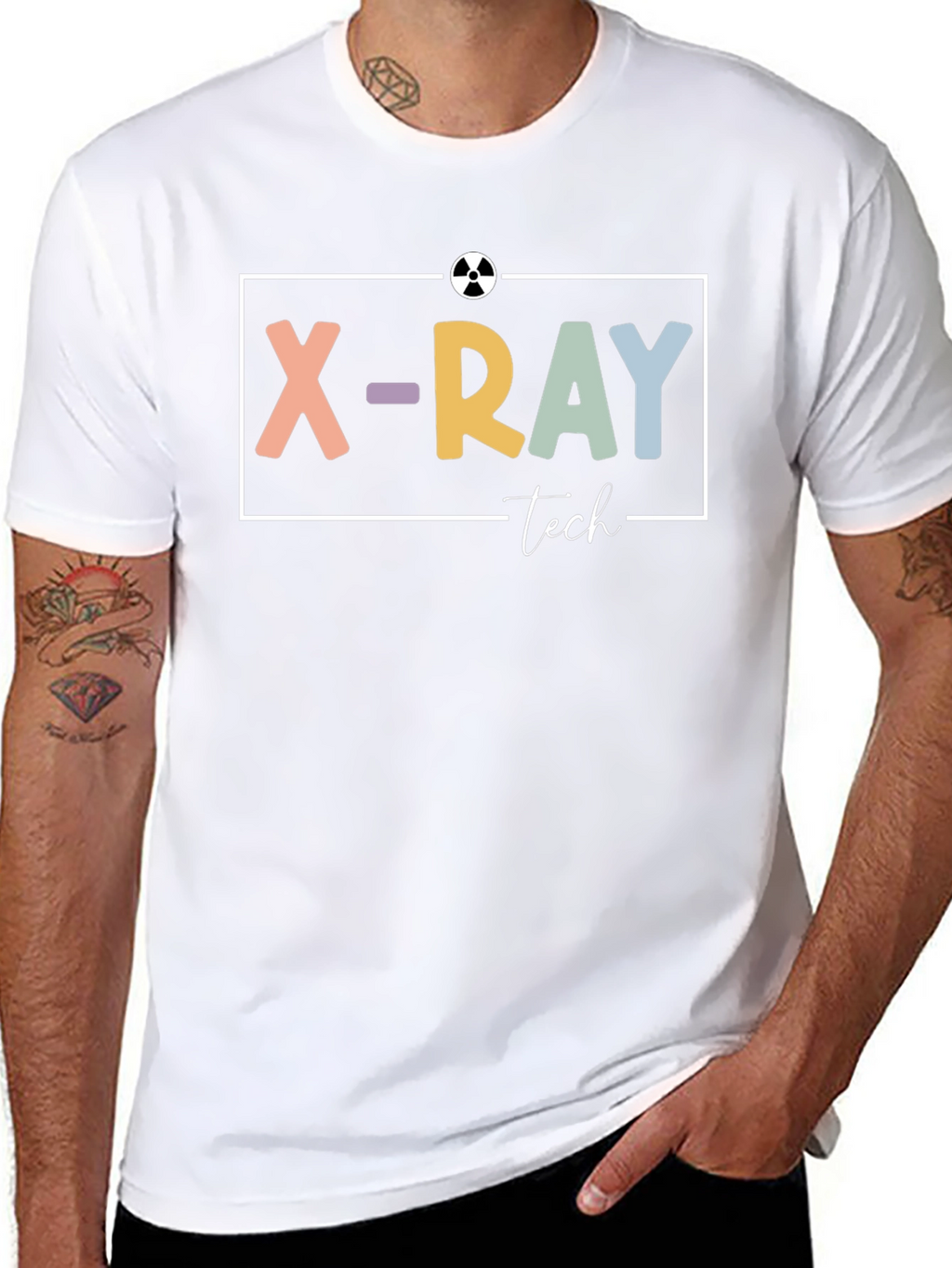 X-Ray Tech Graphic Tee - Medical Profession Shirt