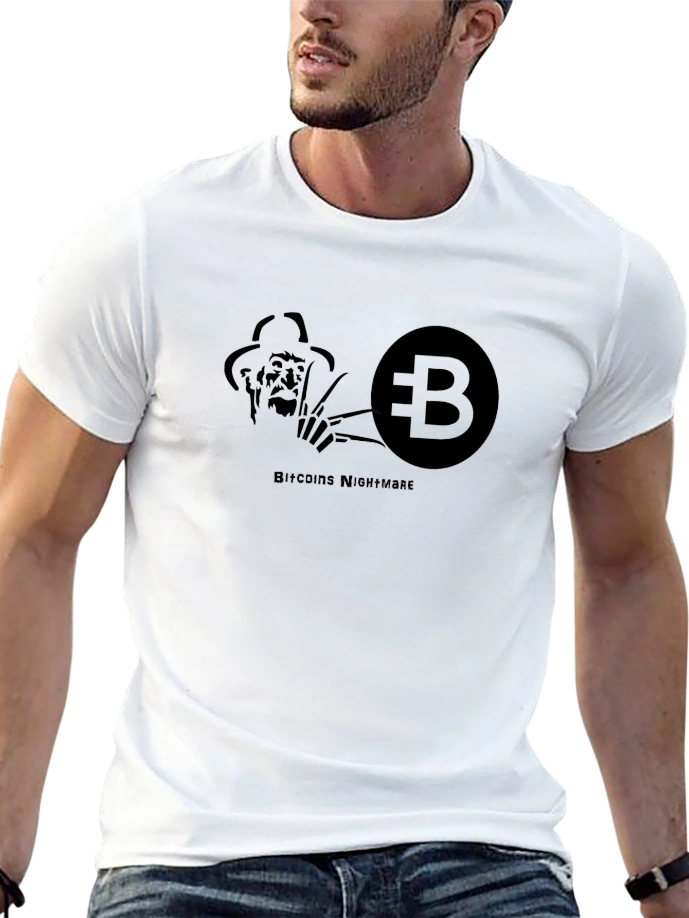 Bitcoin Nightmare Black T-Shirt