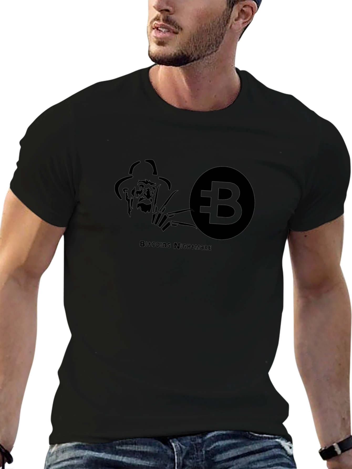 Bitcoin Nightmare Black T-Shirt