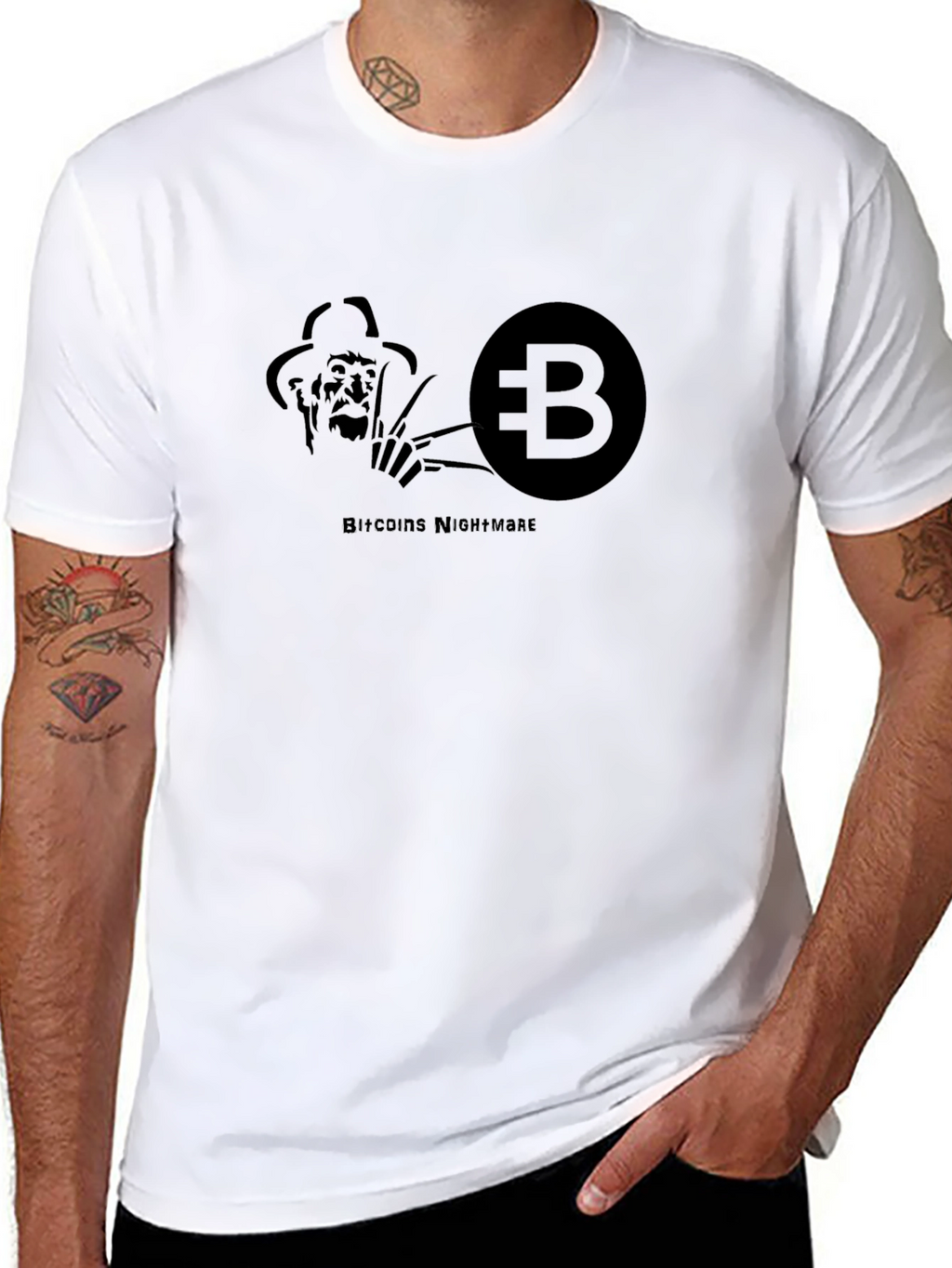 Bitcoin Nightmare Black T-Shirt