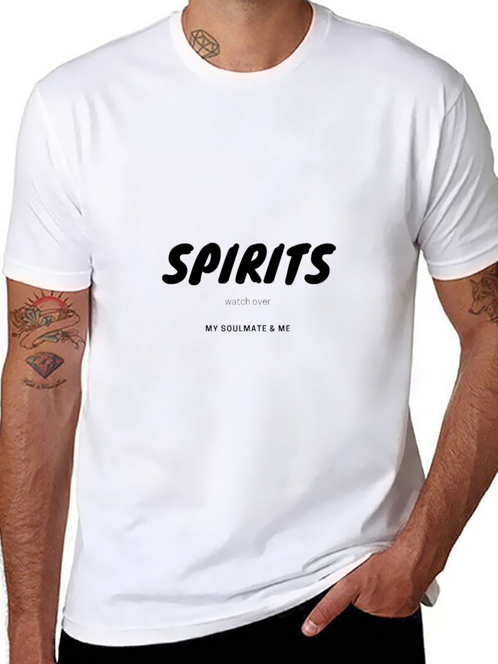 Spirits Graphic Black T-Shirt