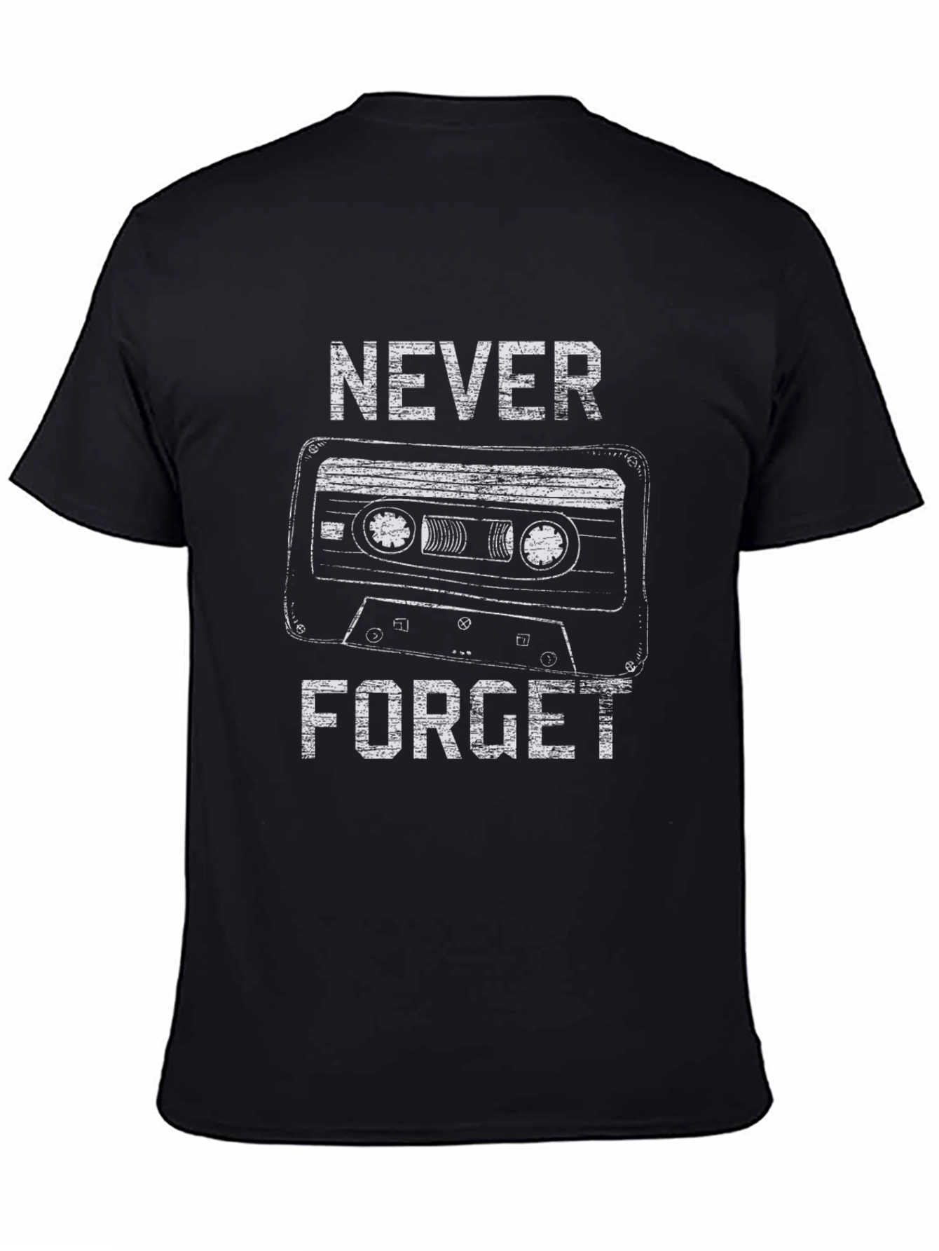 Never Forget Cassette Tape Graphic Tee