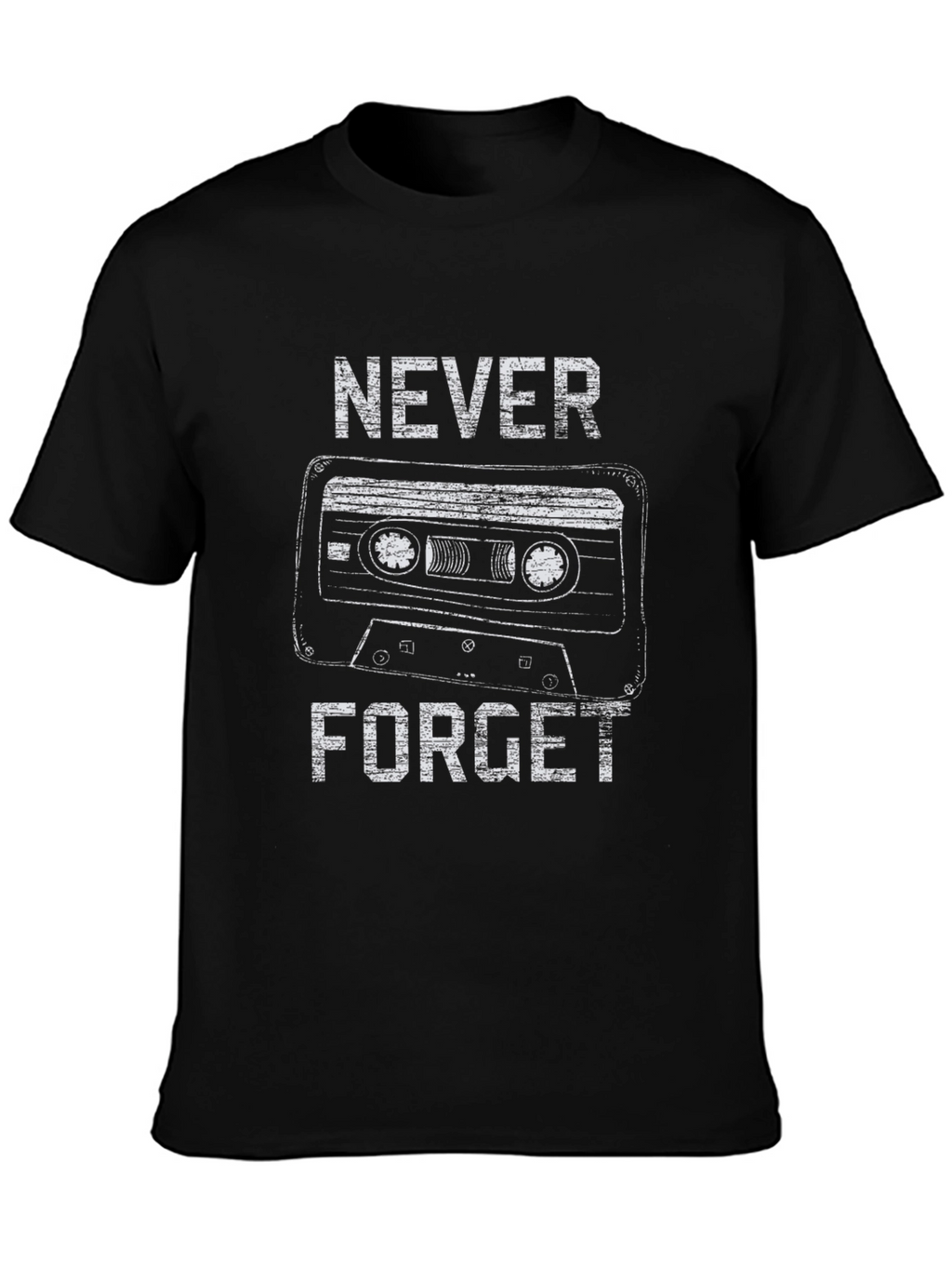 Never Forget Cassette Tape Graphic Tee