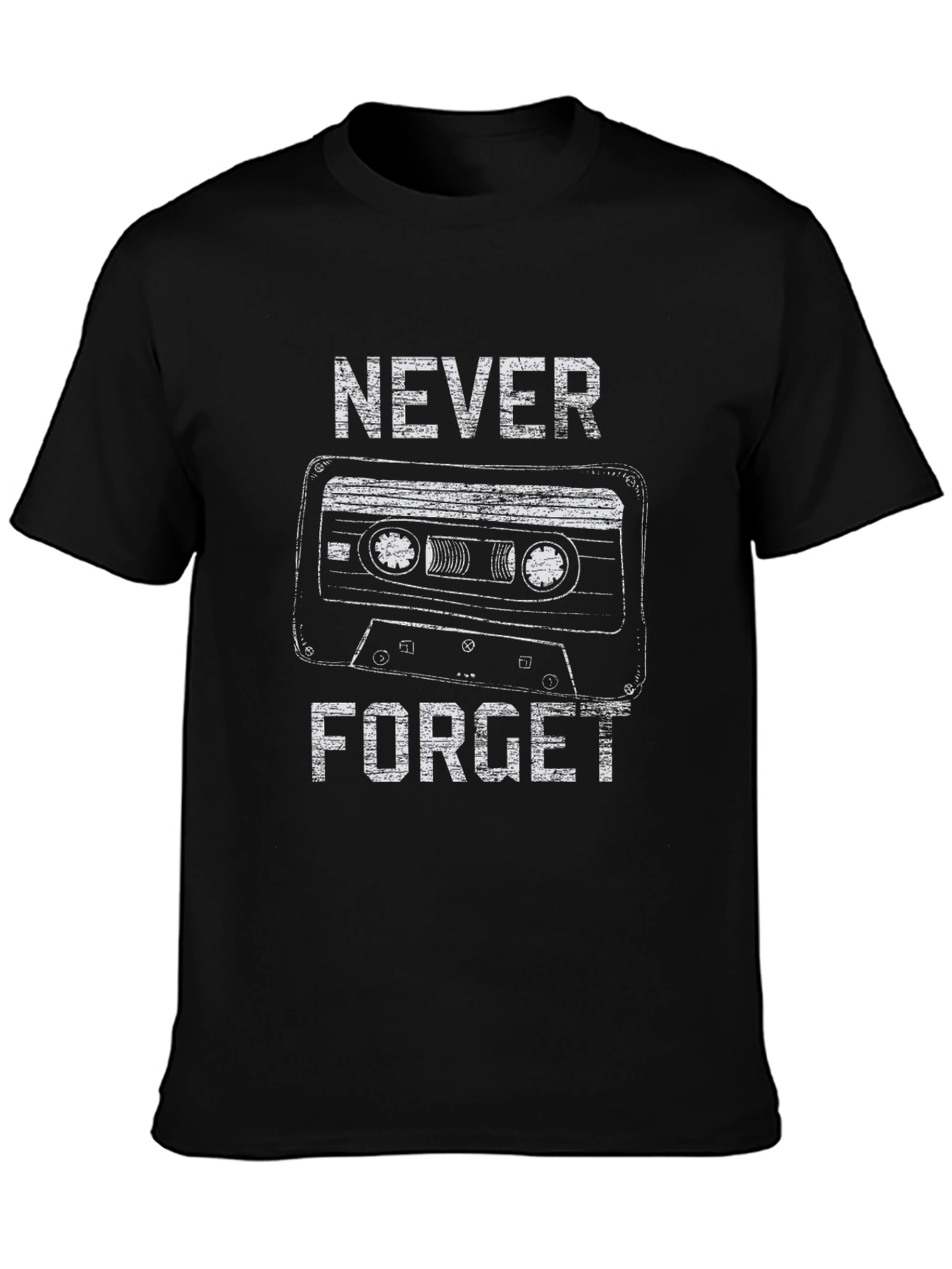 Never Forget Cassette Tape Graphic Tee