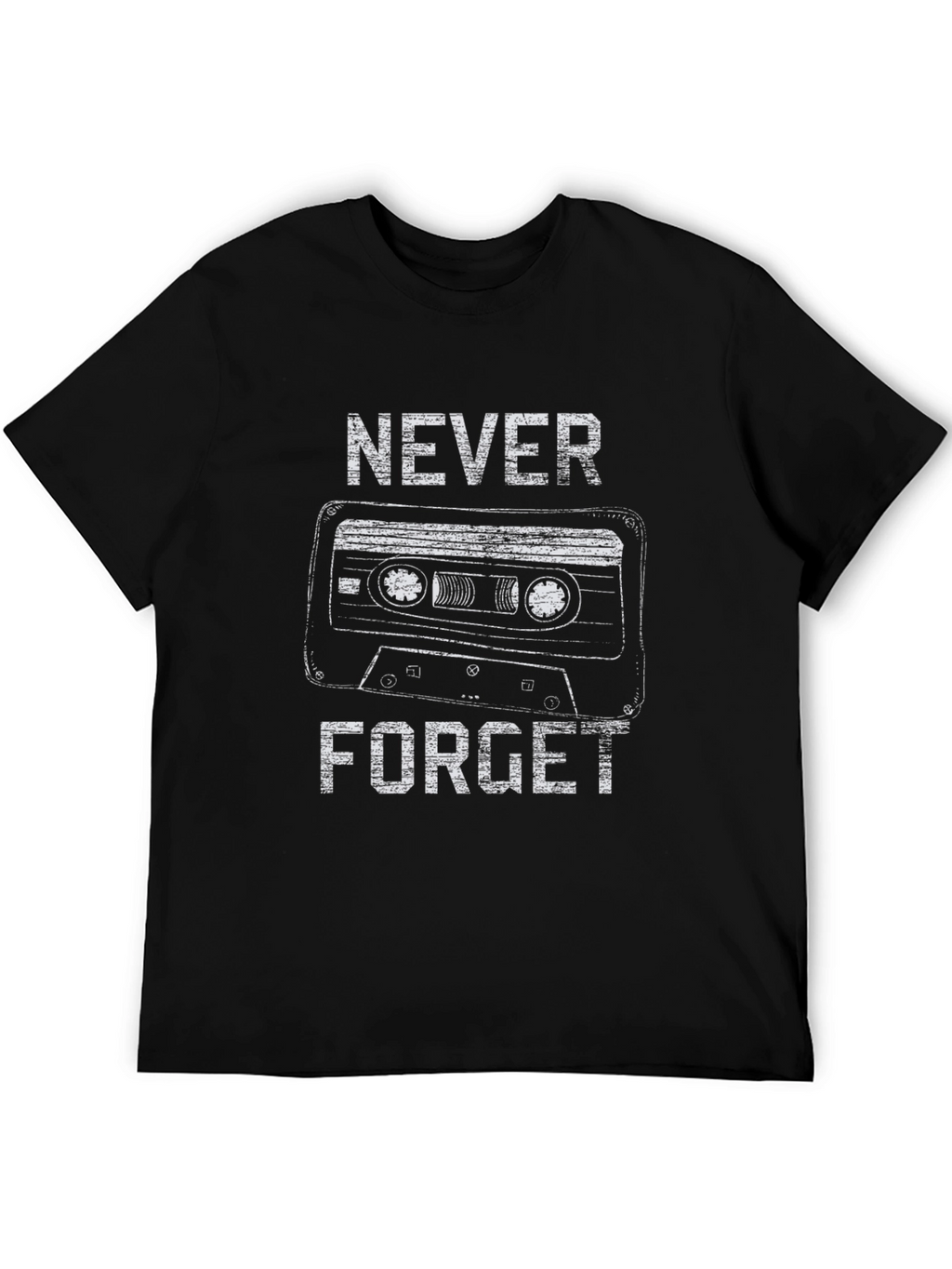 Never Forget Cassette Tape Graphic Tee