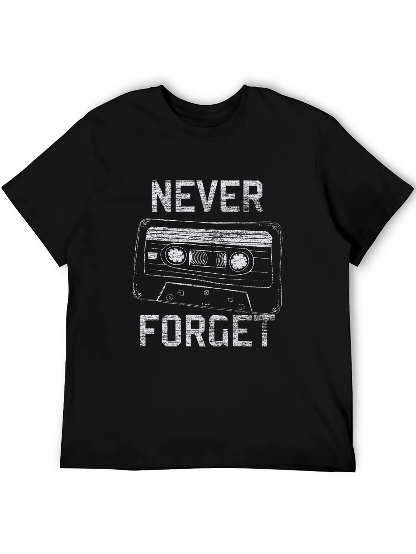 Never Forget Cassette Tape Graphic Tee