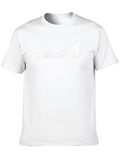 Evolution of Cycling Mens Black T-Shirt