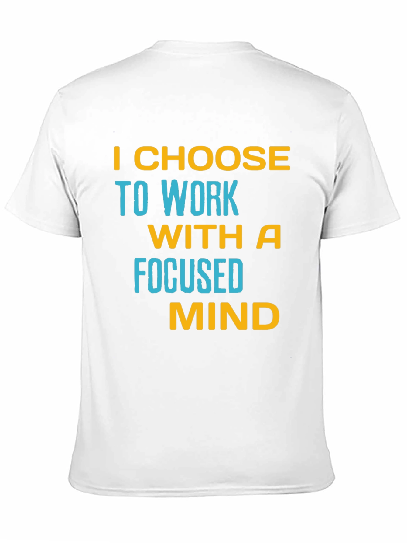 Focused Mind T-Shirt - Motivational Black Tee